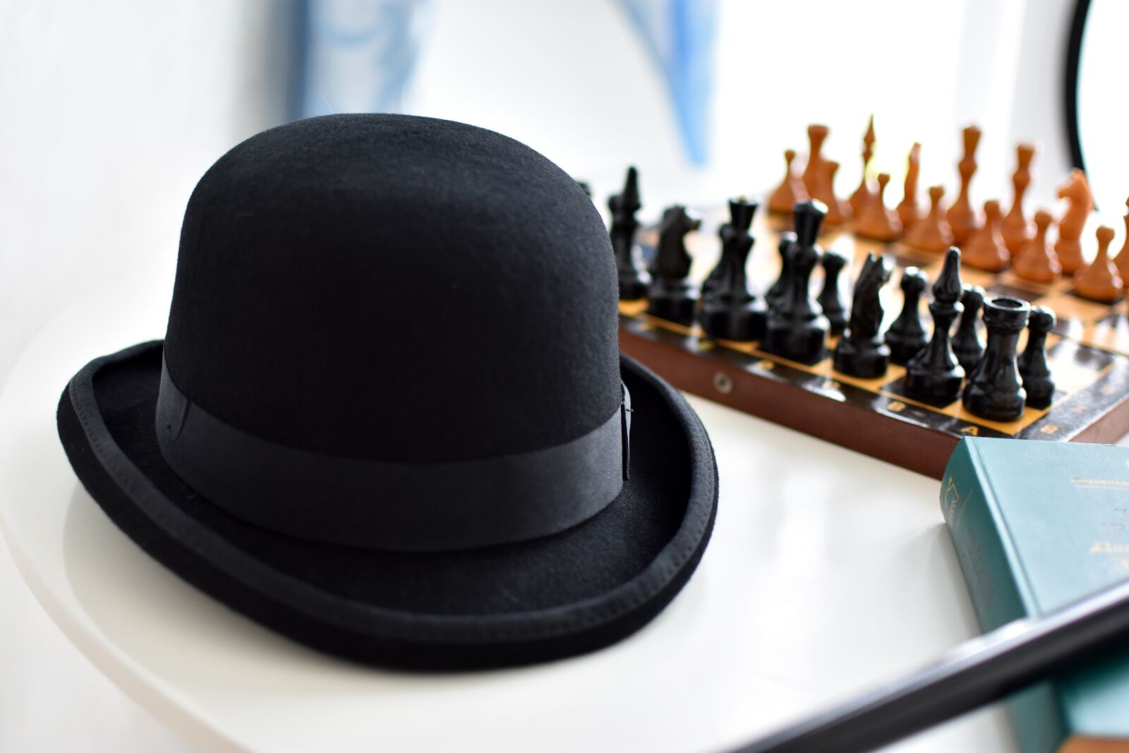 Nikon D3400 sample photo. Hat, chess, game photography