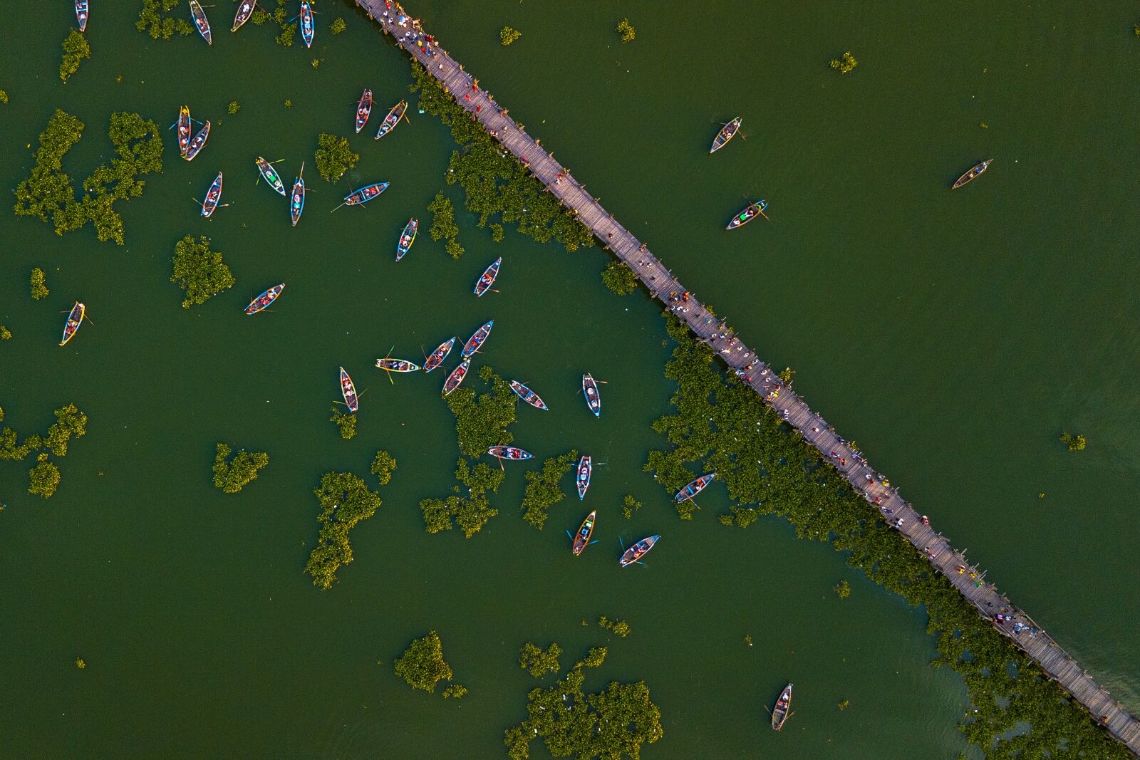 DJI FC220 sample photo. Ubein, ubein bridge, mandalay photography