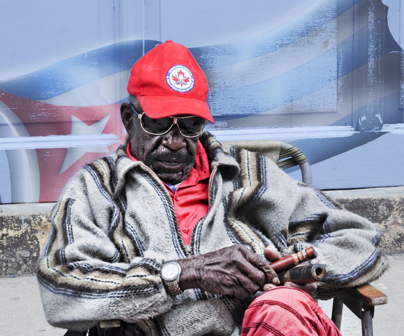 Nikon D5000 sample photo. Cuba, cigar, man photography