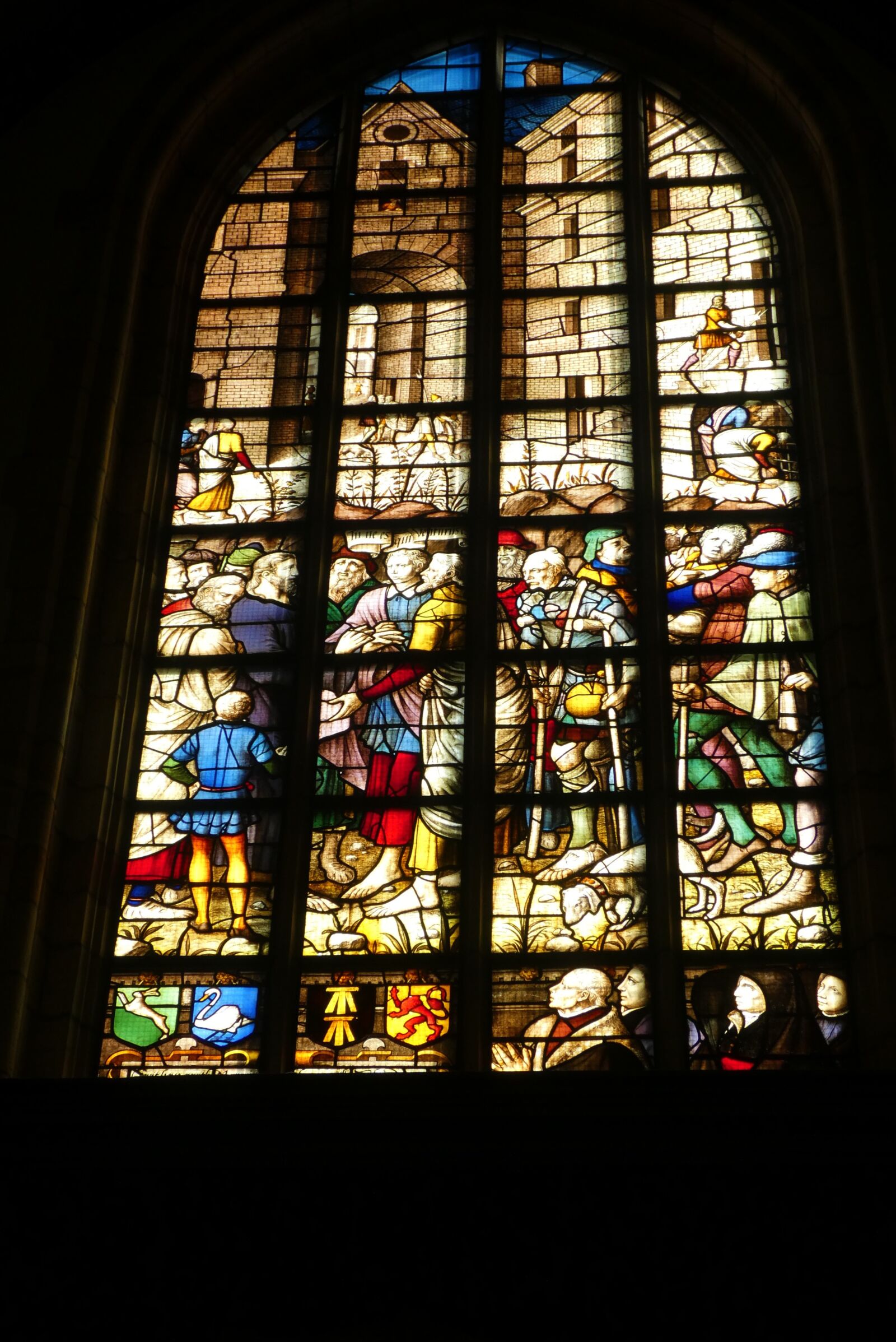 Panasonic Lumix DC-ZS70 (Lumix DC-TZ90) sample photo. Stained glass, netherlands, gouda photography