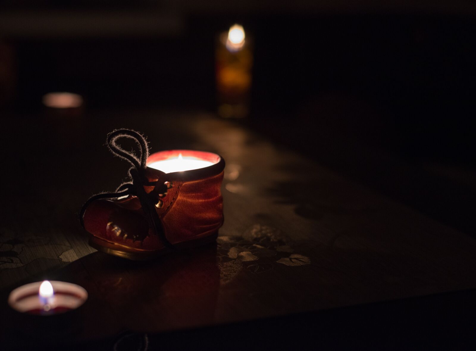 Nikon D750 sample photo. New year, shoe, ornament photography