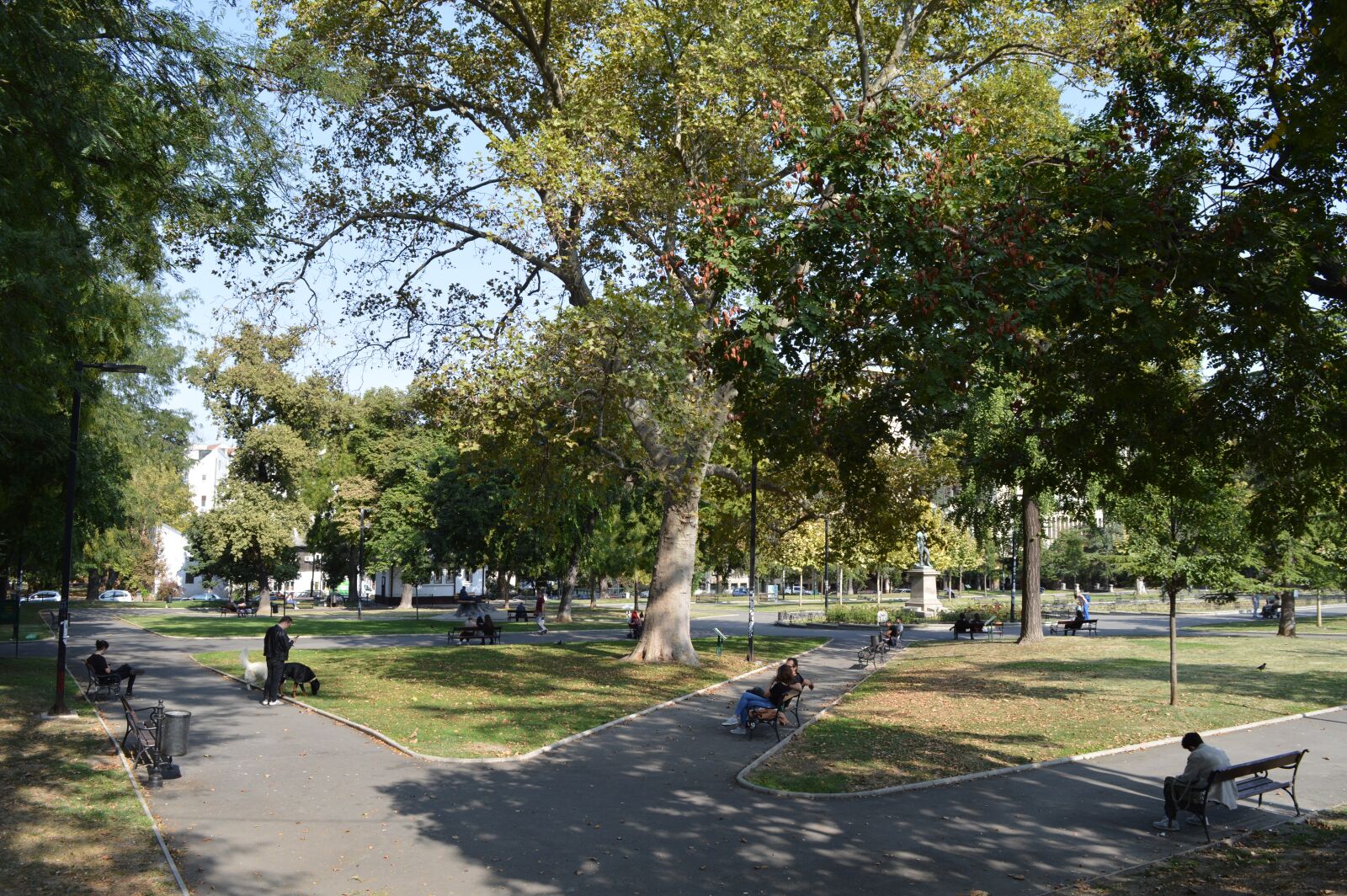 Nikon D3200 sample photo. Park, people, bench photography
