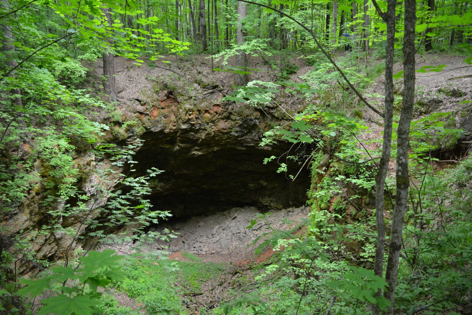 Nikon D5200 sample photo. Ichalki, caves, forest photography