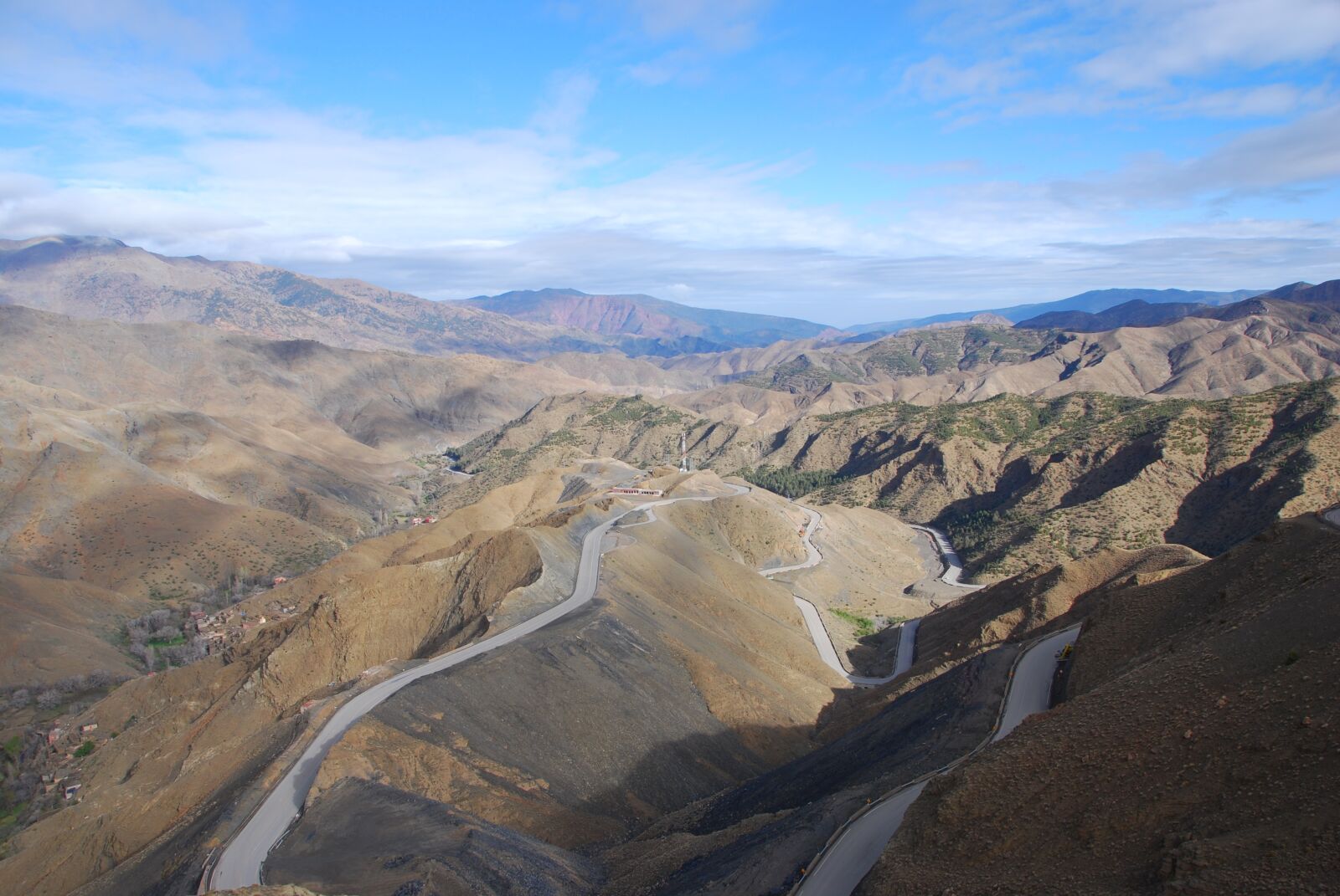 Nikon D80 sample photo. Atlas, mountains, road photography