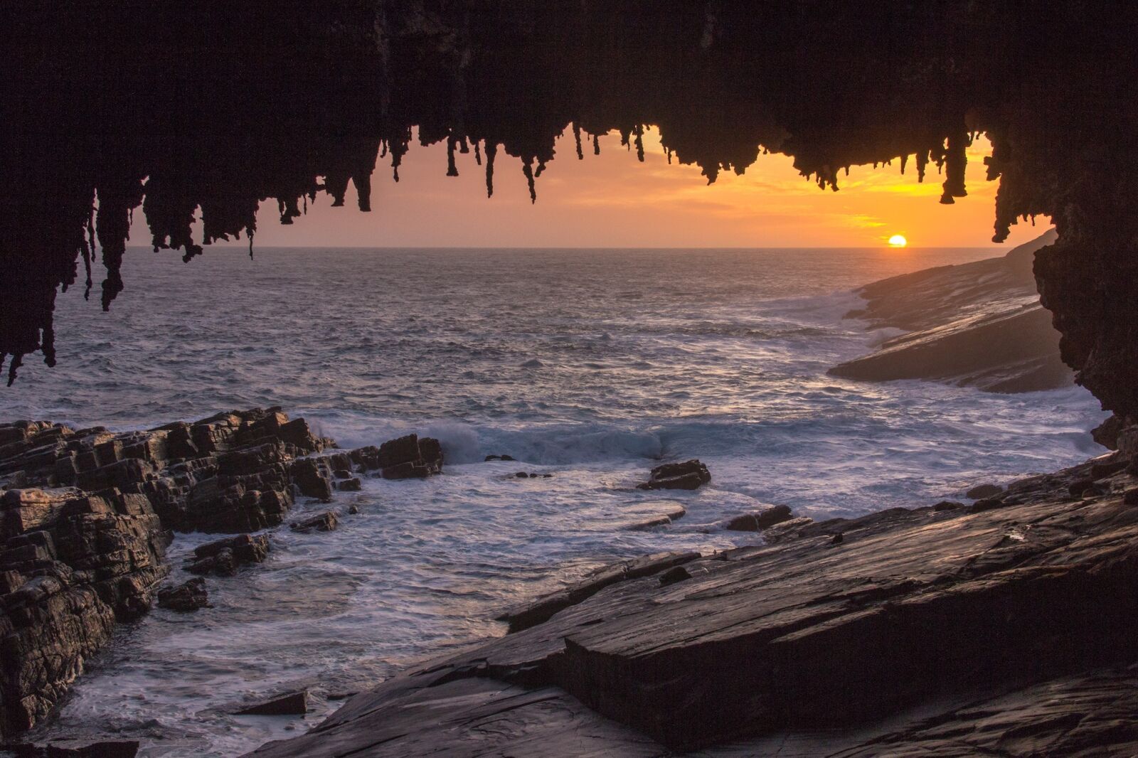 Canon EF-S 18-135mm F3.5-5.6 IS sample photo. Kangaroo island, australia, cave photography