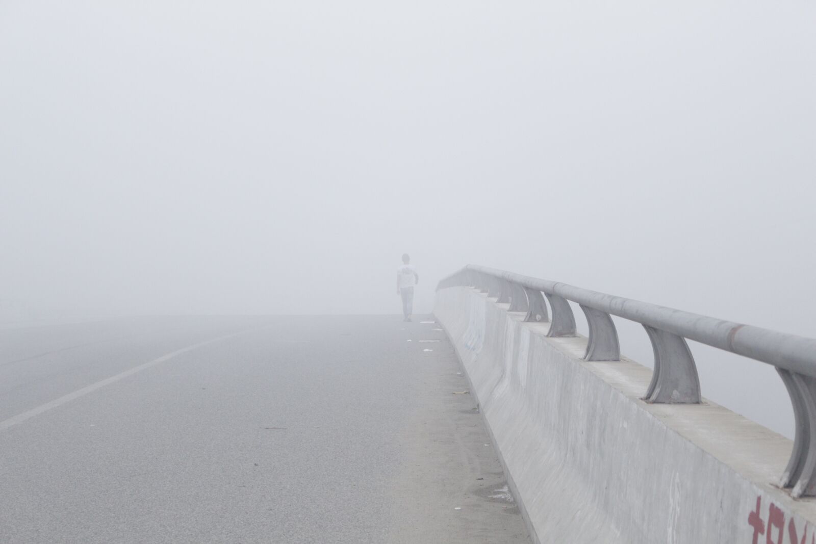 Canon EOS 700D (EOS Rebel T5i / EOS Kiss X7i) sample photo. Fog, bridge, shadow photography