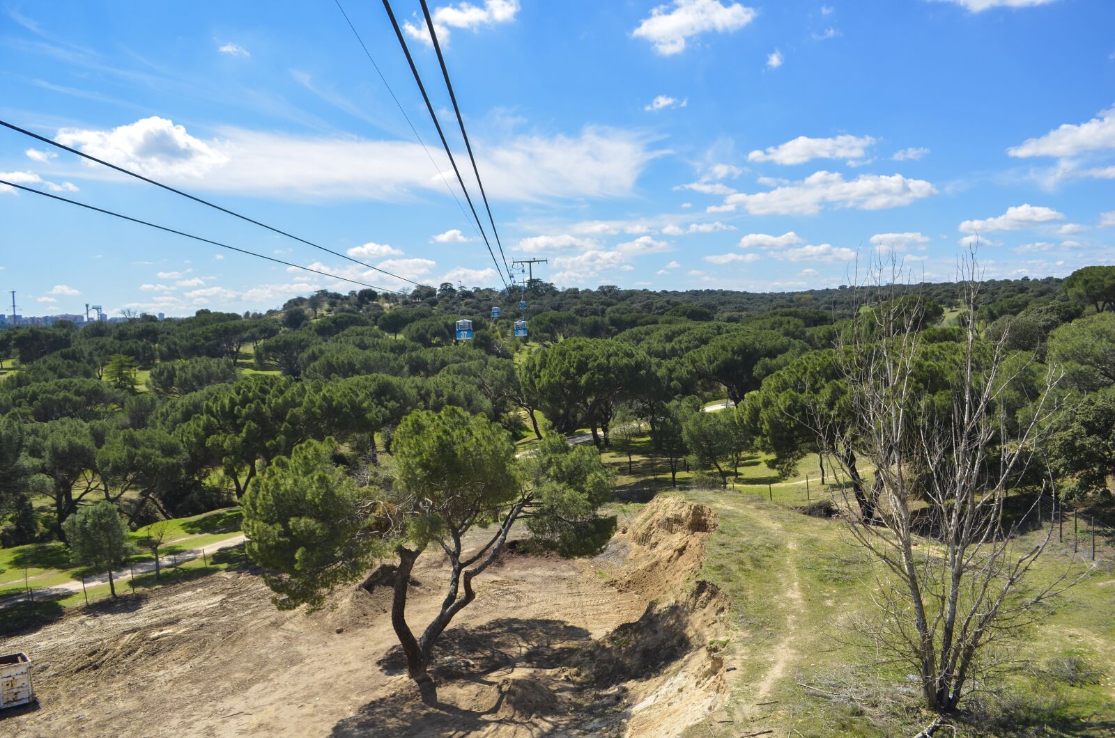 Nikon D5100 sample photo. Teleferico, cable car, madrid photography
