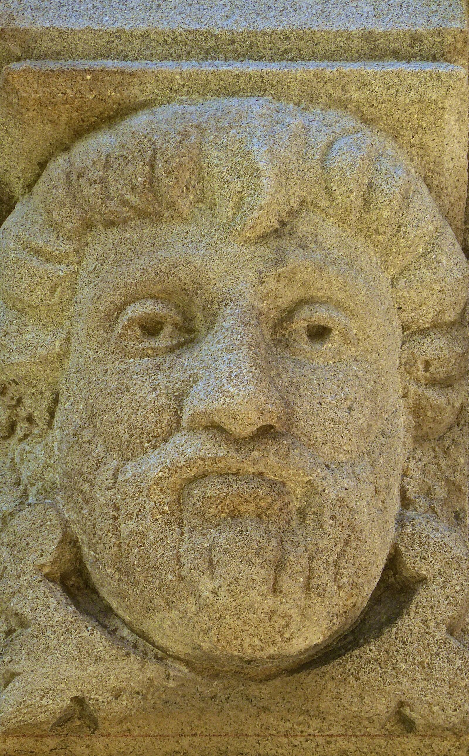 Panasonic DMC-TZ41 sample photo. Face, head, stone photography