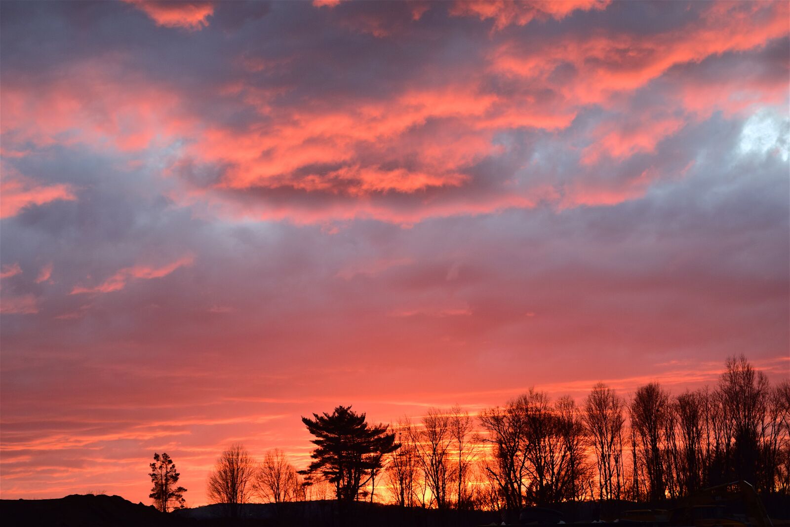 Nikon D3300 sample photo. Sunset, landscape, winter photography