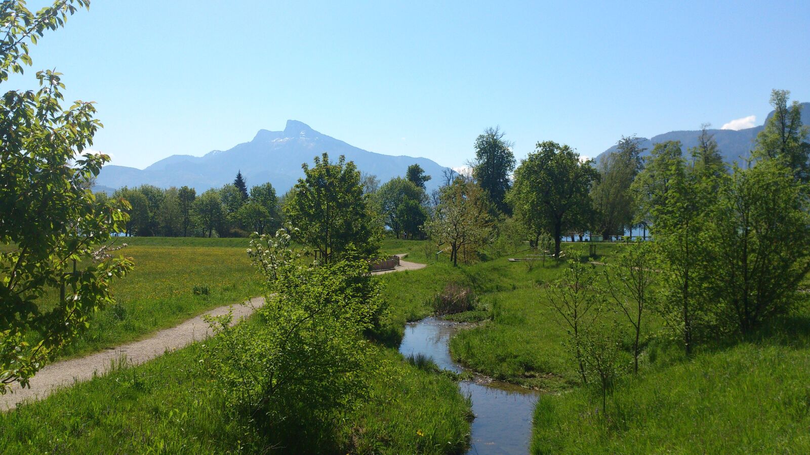 Sony Ericsson Xperia S sample photo. Mondsee, salzkammergut, spring photography