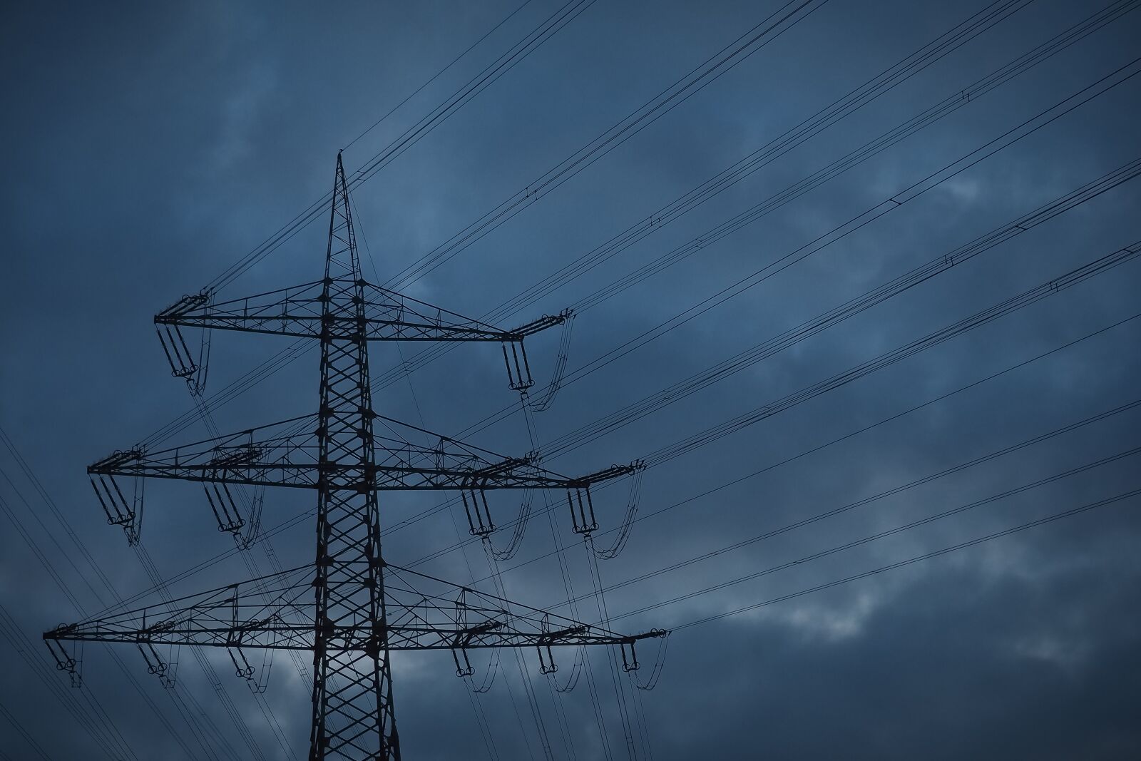 Olympus OM-D E-M10 sample photo. Current, power line, energy photography