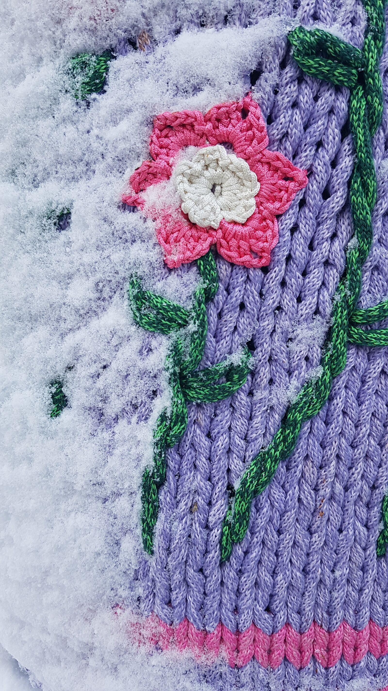 Samsung Galaxy Note Fan Edition sample photo. Snow, flower, winter photography