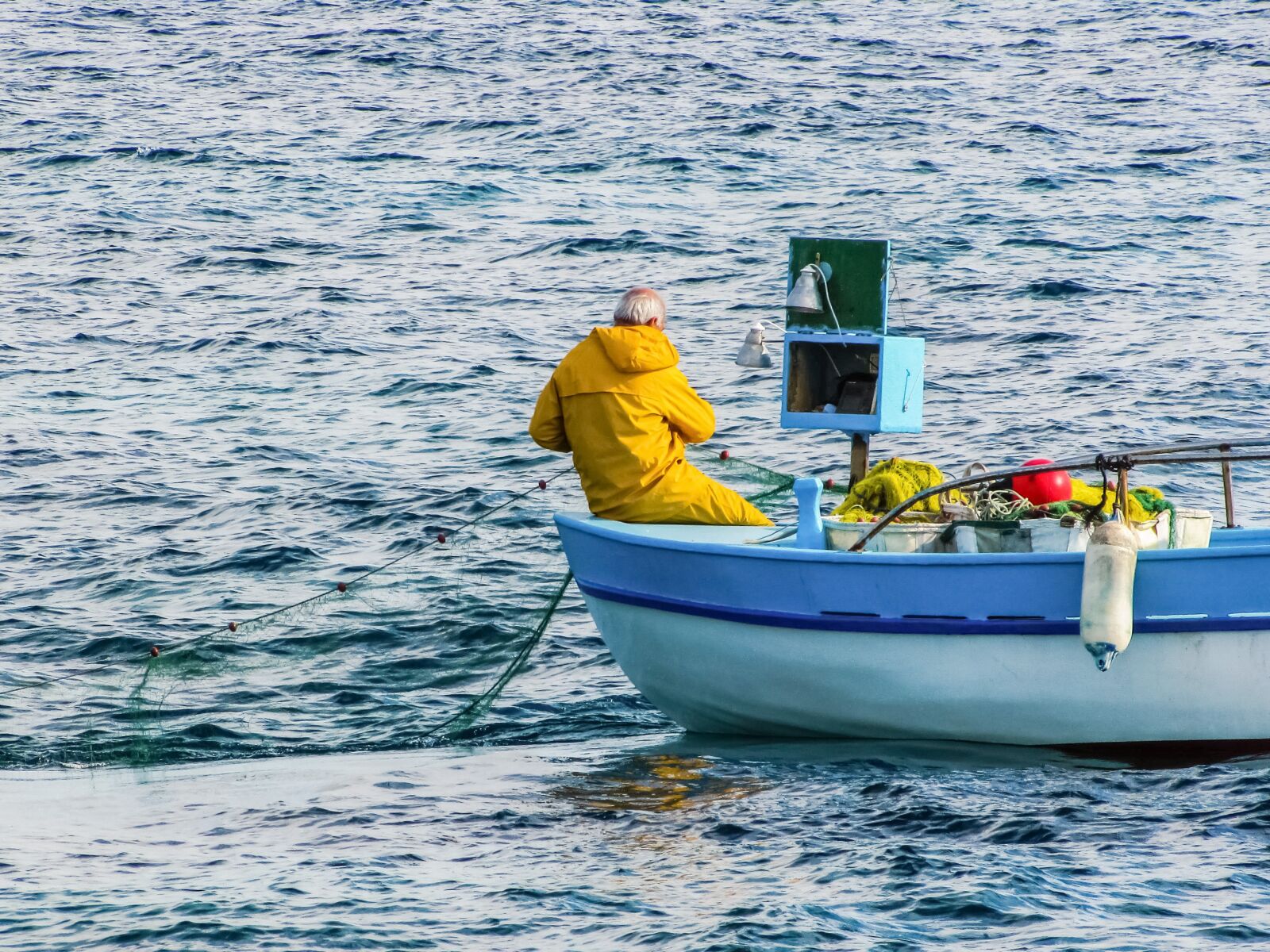 Canon PowerShot SX400 IS sample photo. Fishing, fishing boat, sea photography