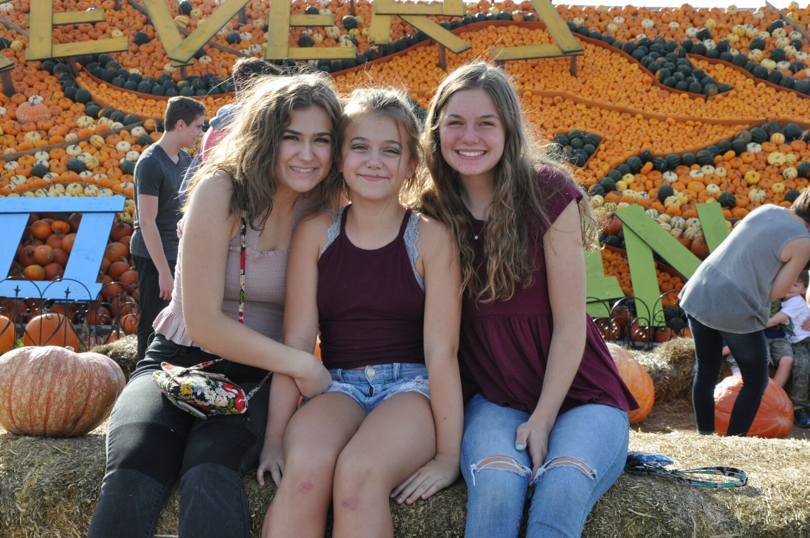 Nikon D90 sample photo. Teens, corn maze, fall photography