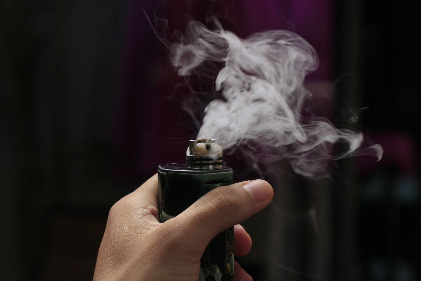 Canon EOS 40D sample photo. Smoke, vape, art photography