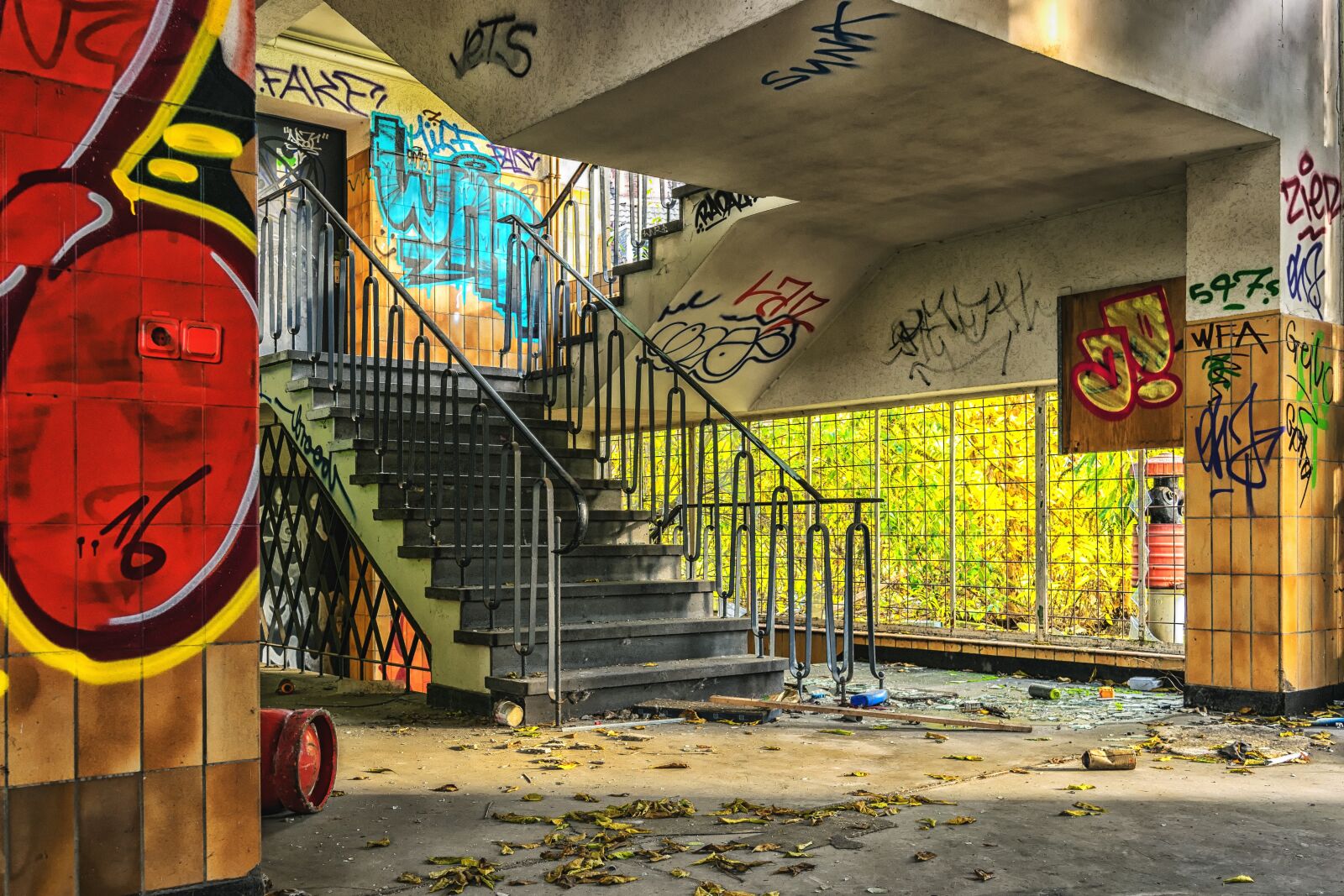 Nikon D3300 sample photo. Lost places, house, stairs photography