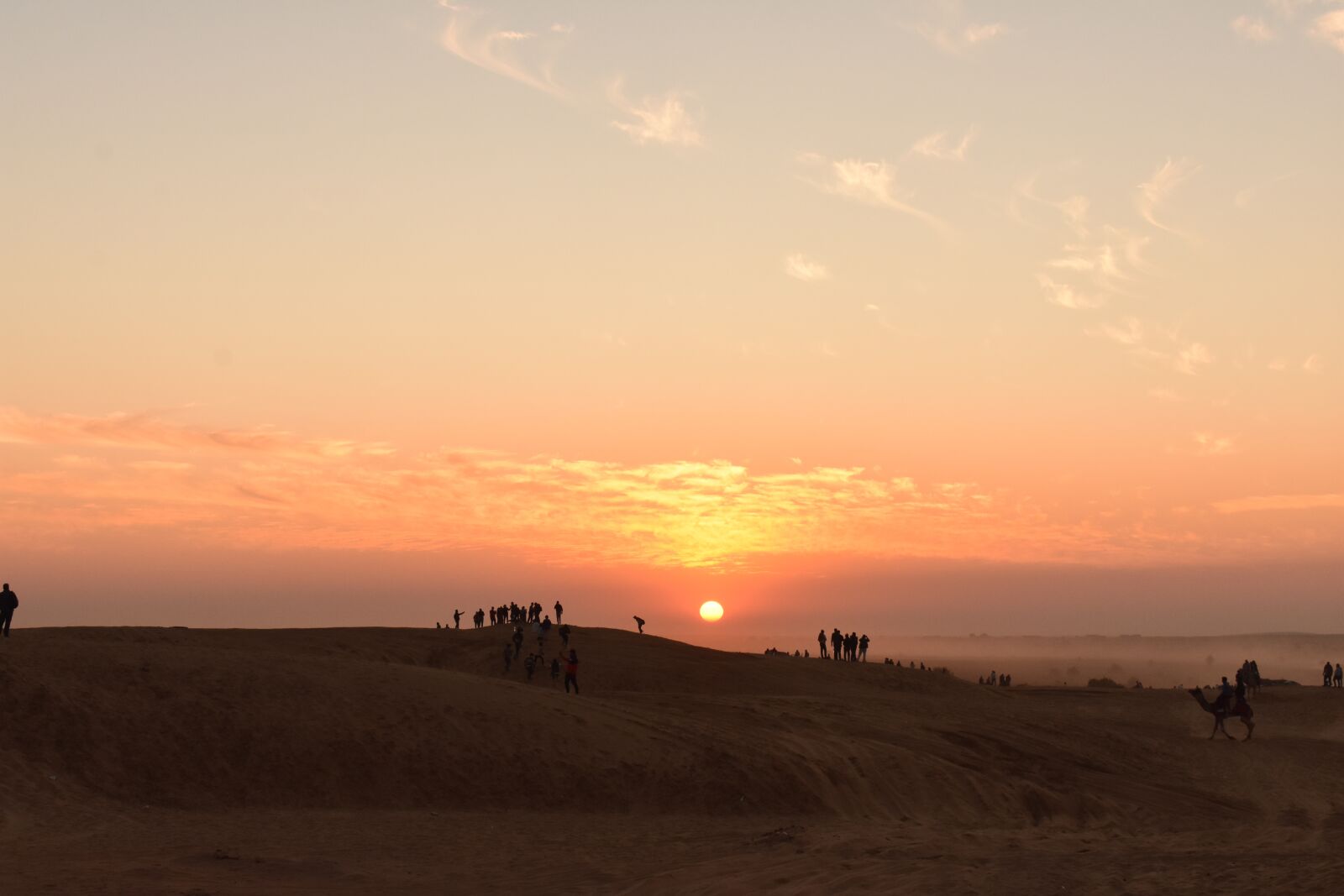 Nikon D3400 sample photo. Sunset, desert, dune photography