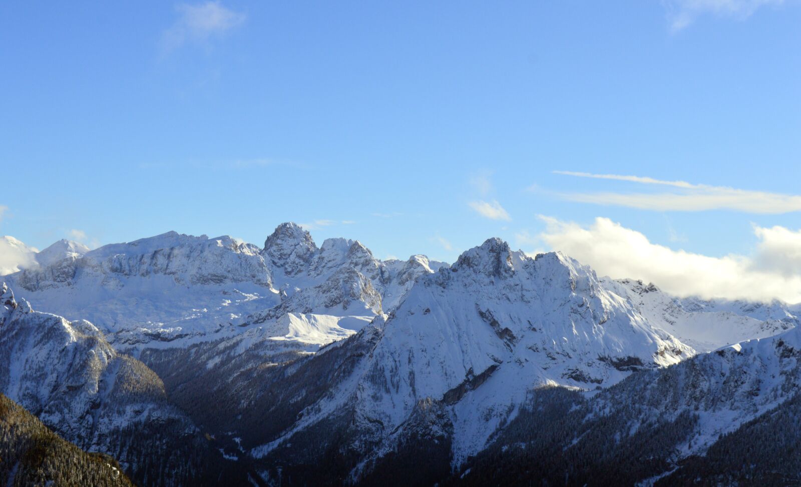 Nikon D3200 sample photo. Snow, mountain, panorama photography