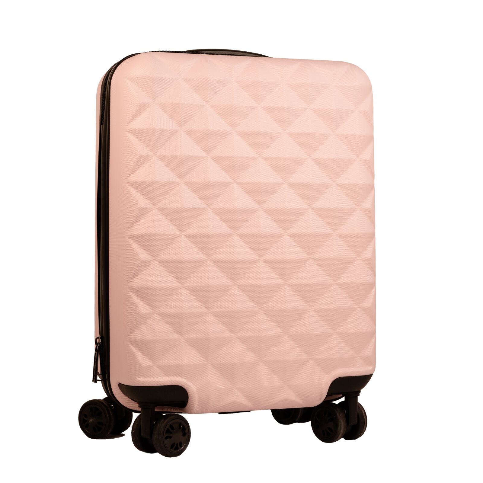 Sony a7 + Sony FE 50mm F1.8 sample photo. Suitcase, pink holiday, travel photography