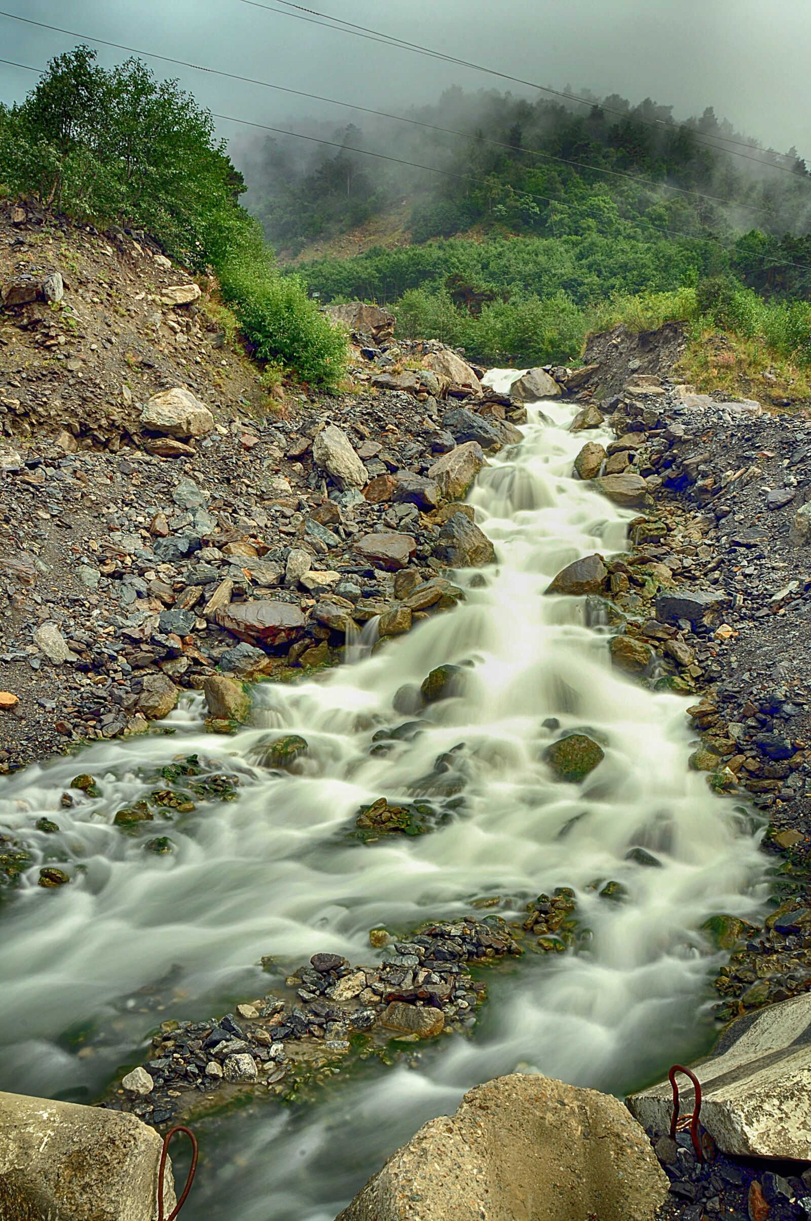 Nikon D90 sample photo. Waterfall, the caucasus, water photography