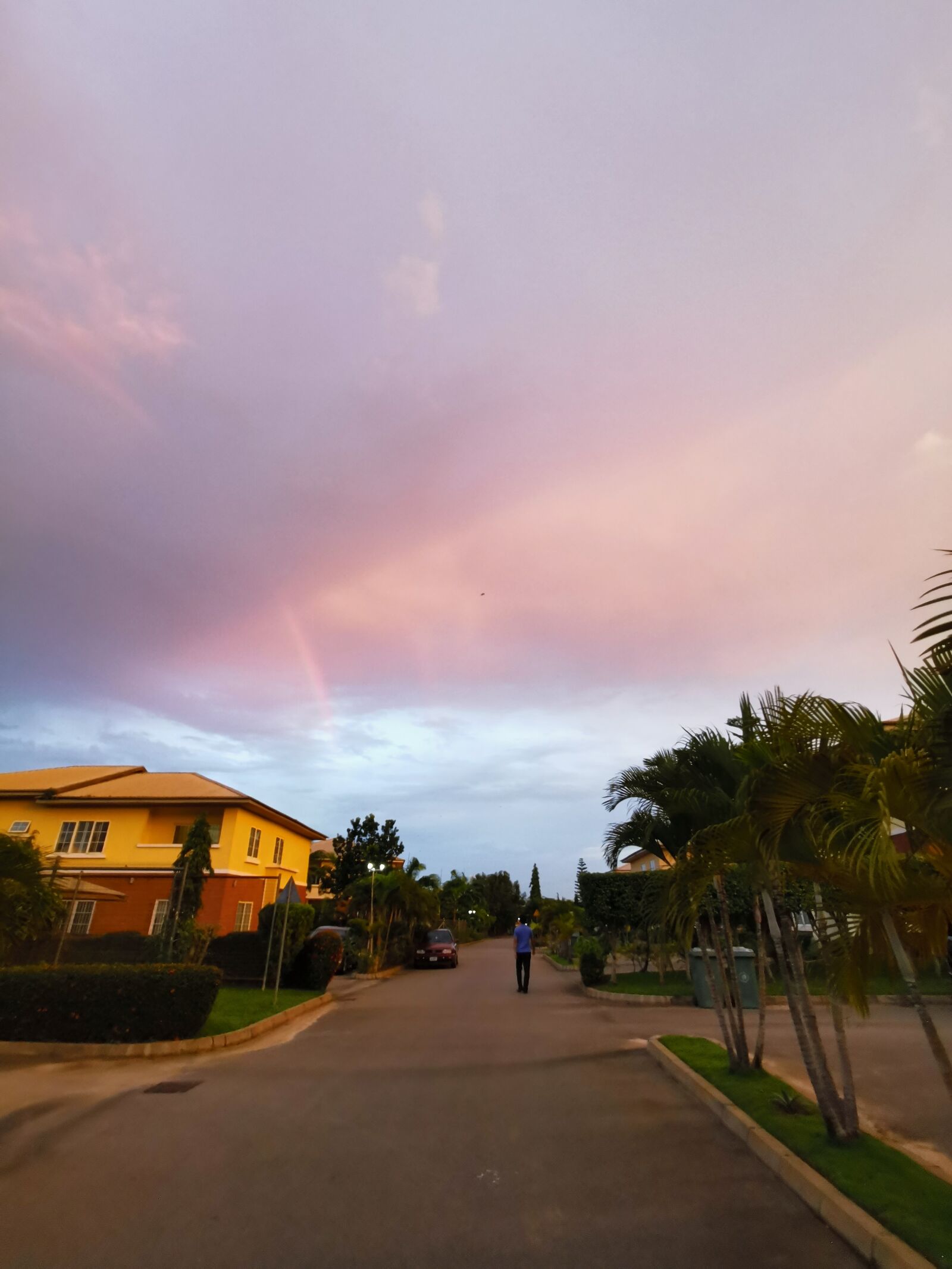 HUAWEI P30 sample photo. Landscape, sunset, house photography