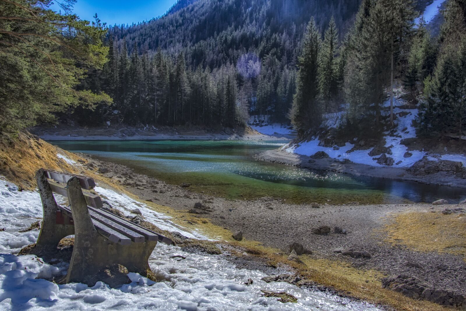 Nikon D7200 sample photo. Lake, winter, landscape photography