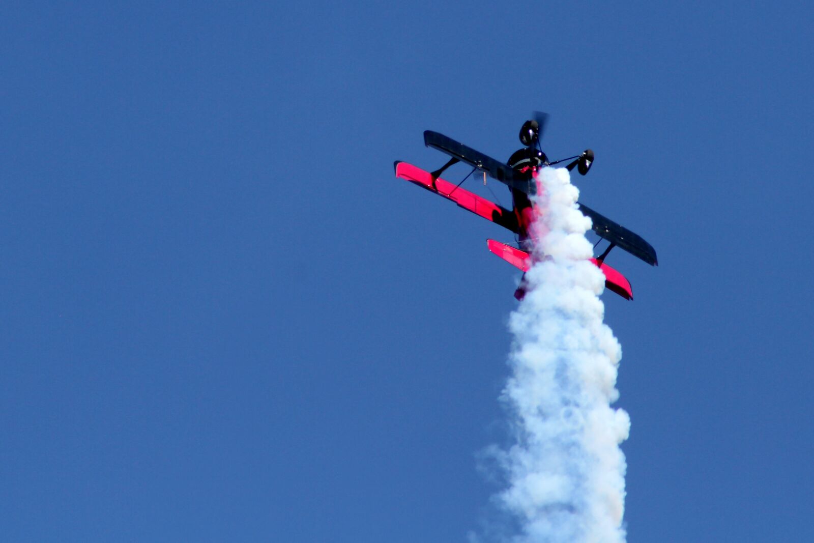 Canon EOS 7D sample photo. Biplane, airshow, stunt photography