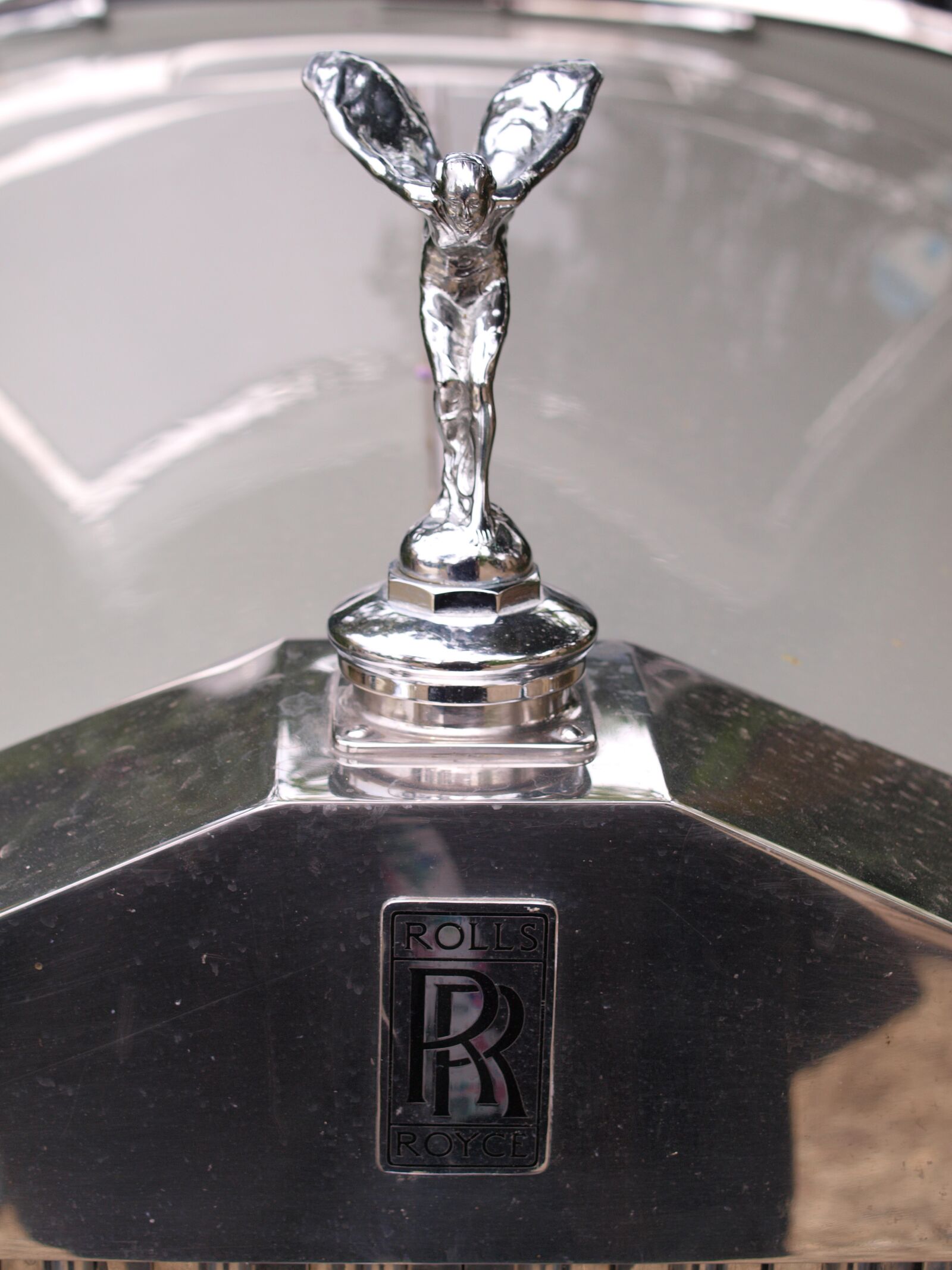 Olympus E-520 (EVOLT E-520) sample photo. Car badge, metal, emblem photography