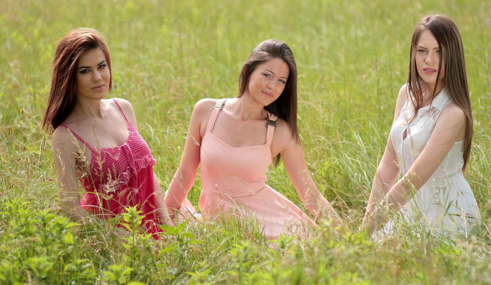 Canon EOS 450D (EOS Rebel XSi / EOS Kiss X2) sample photo. Girls, buddy, three photography