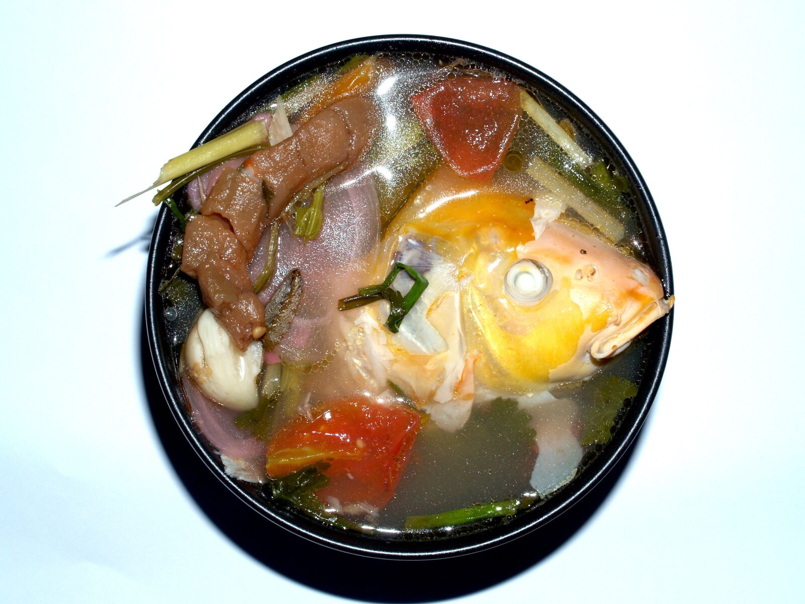 Olympus E-300 (EVOLT E-300) sample photo. Asian, bowl, broth photography
