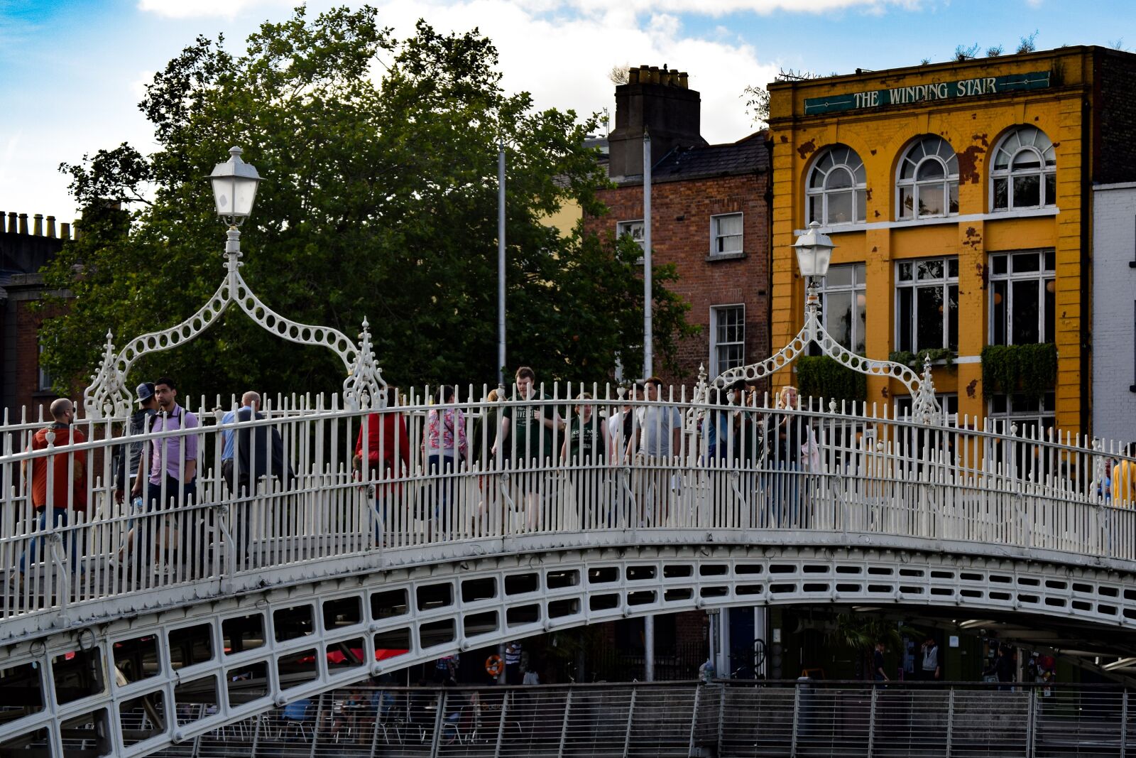 Nikon D3300 sample photo. The ha'penny bridge, bro photography