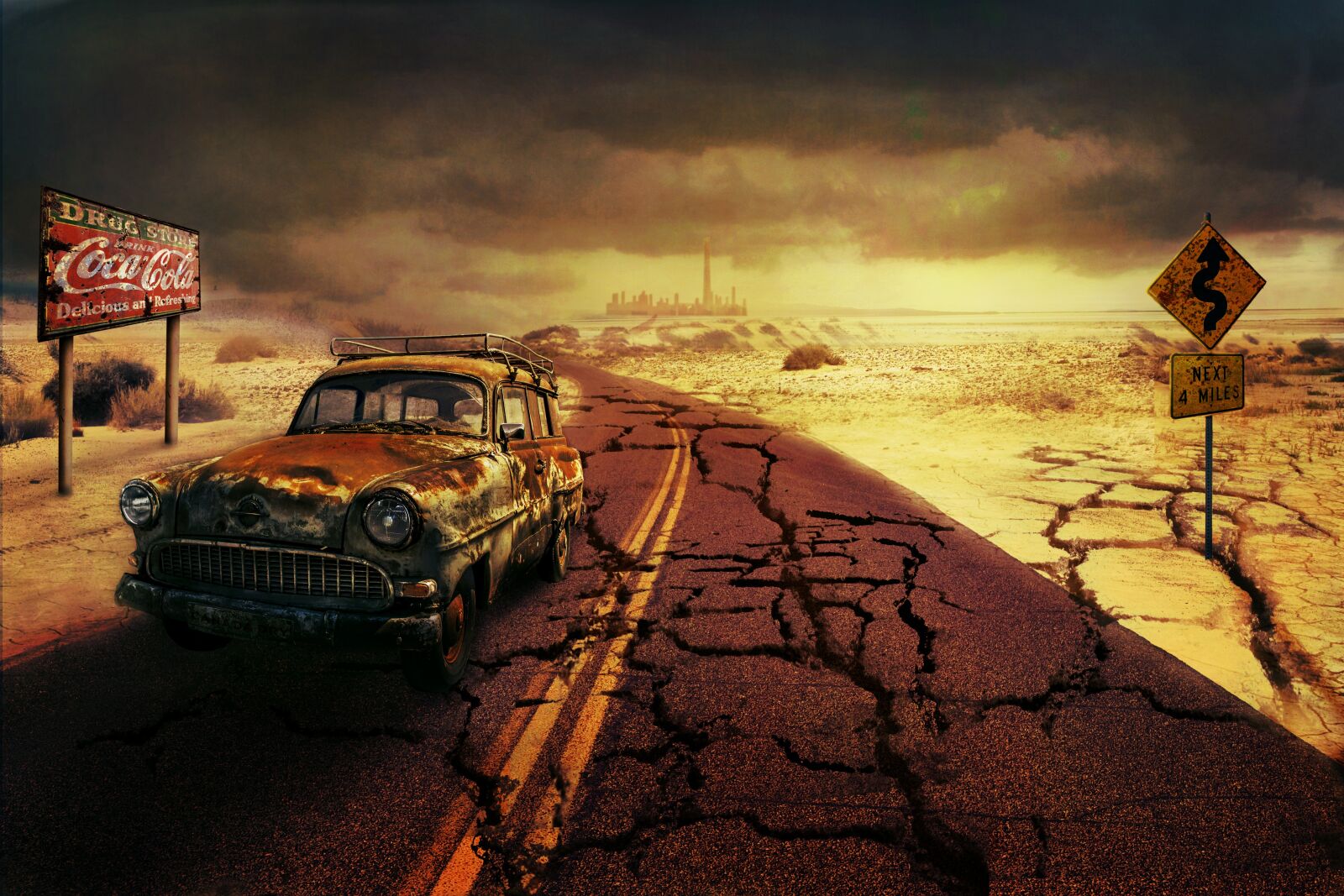 Nikon D3100 sample photo. Apocalypse, photoshop, collage photography