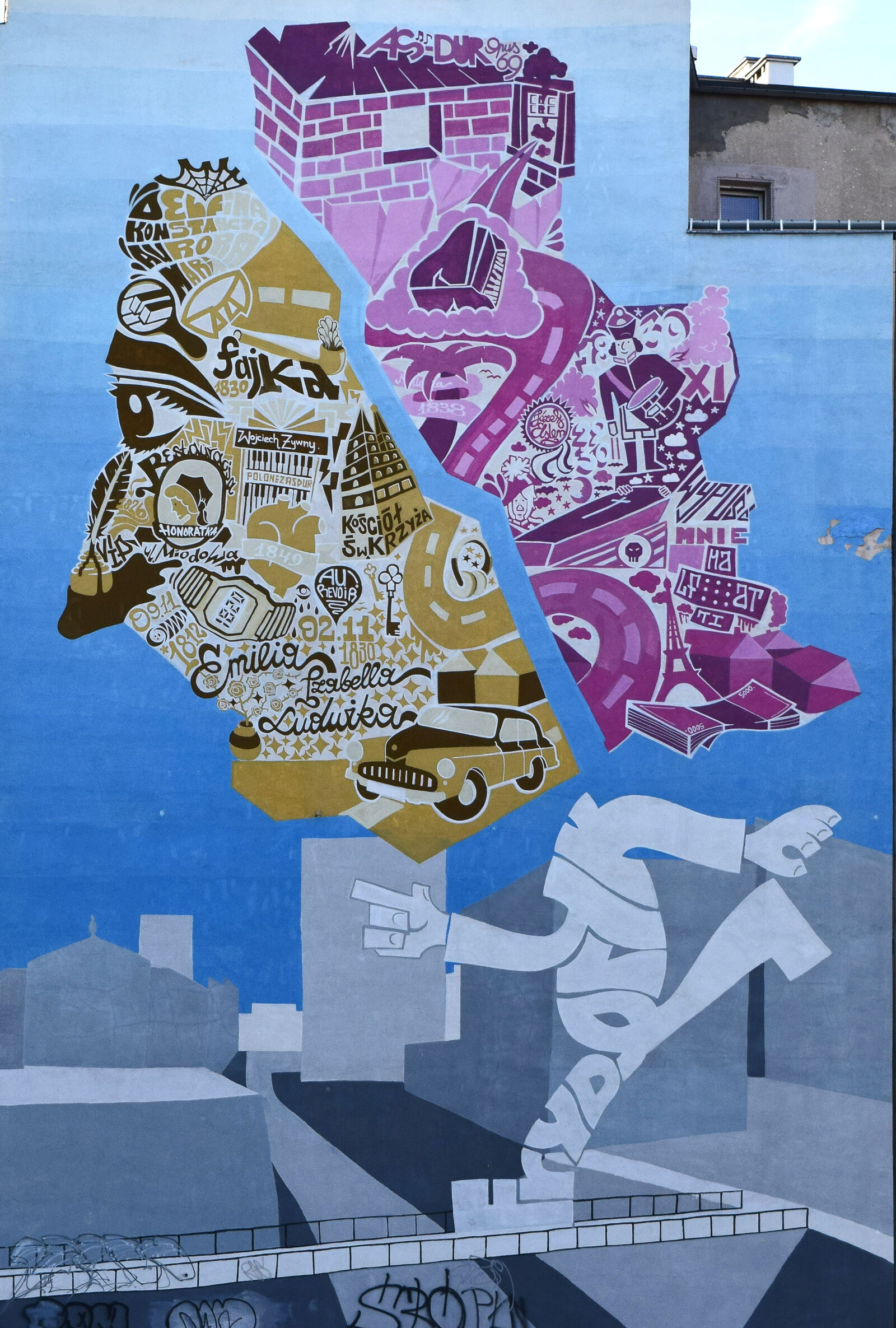 Nikon D3300 sample photo. Chopin, fryderyk, chopin, graffiti photography