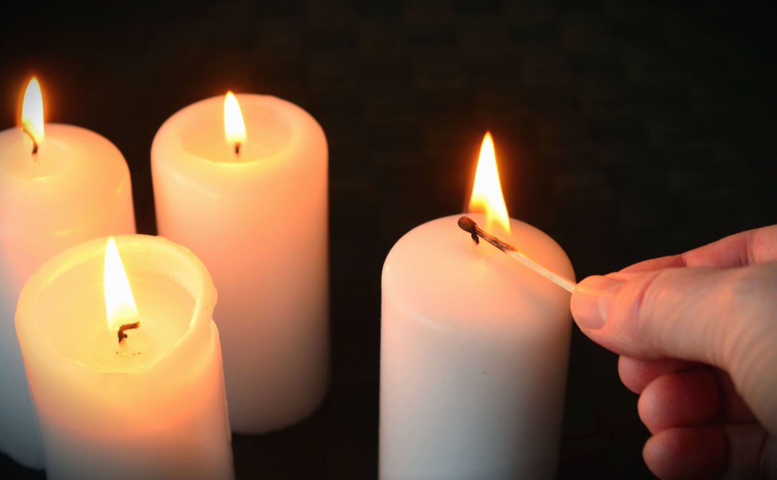 Nikon D5100 sample photo. Candle, wax, flame, matches photography