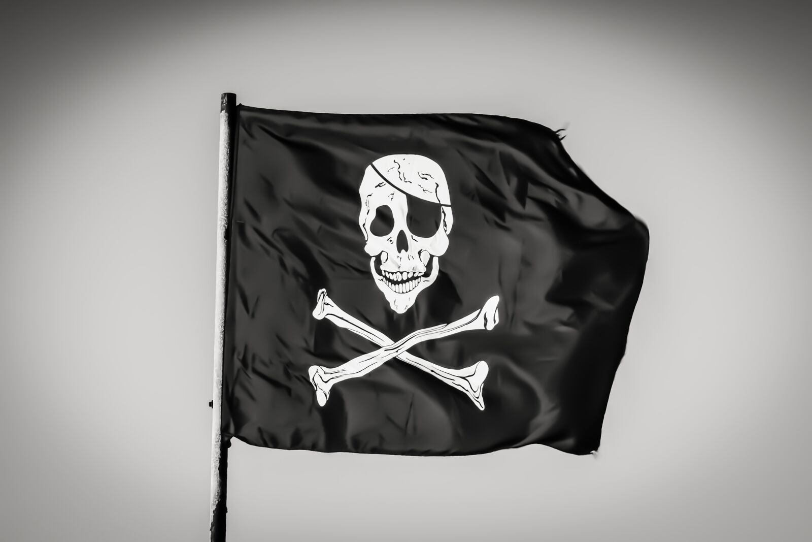 Nikon D3300 sample photo. Pirate flag, black, skull photography