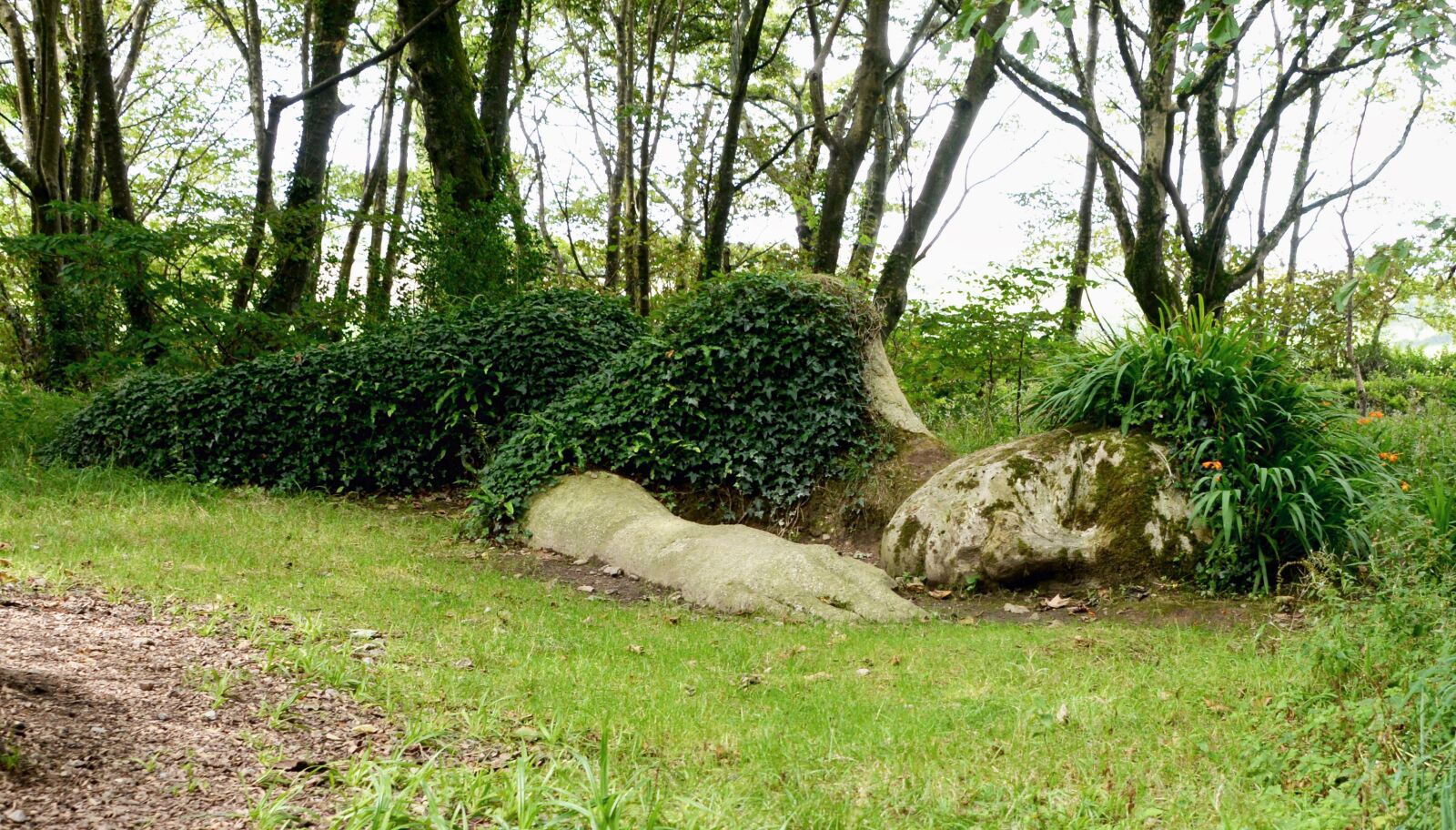 Nikon D610 sample photo. Sleeping statue, lost gardens photography