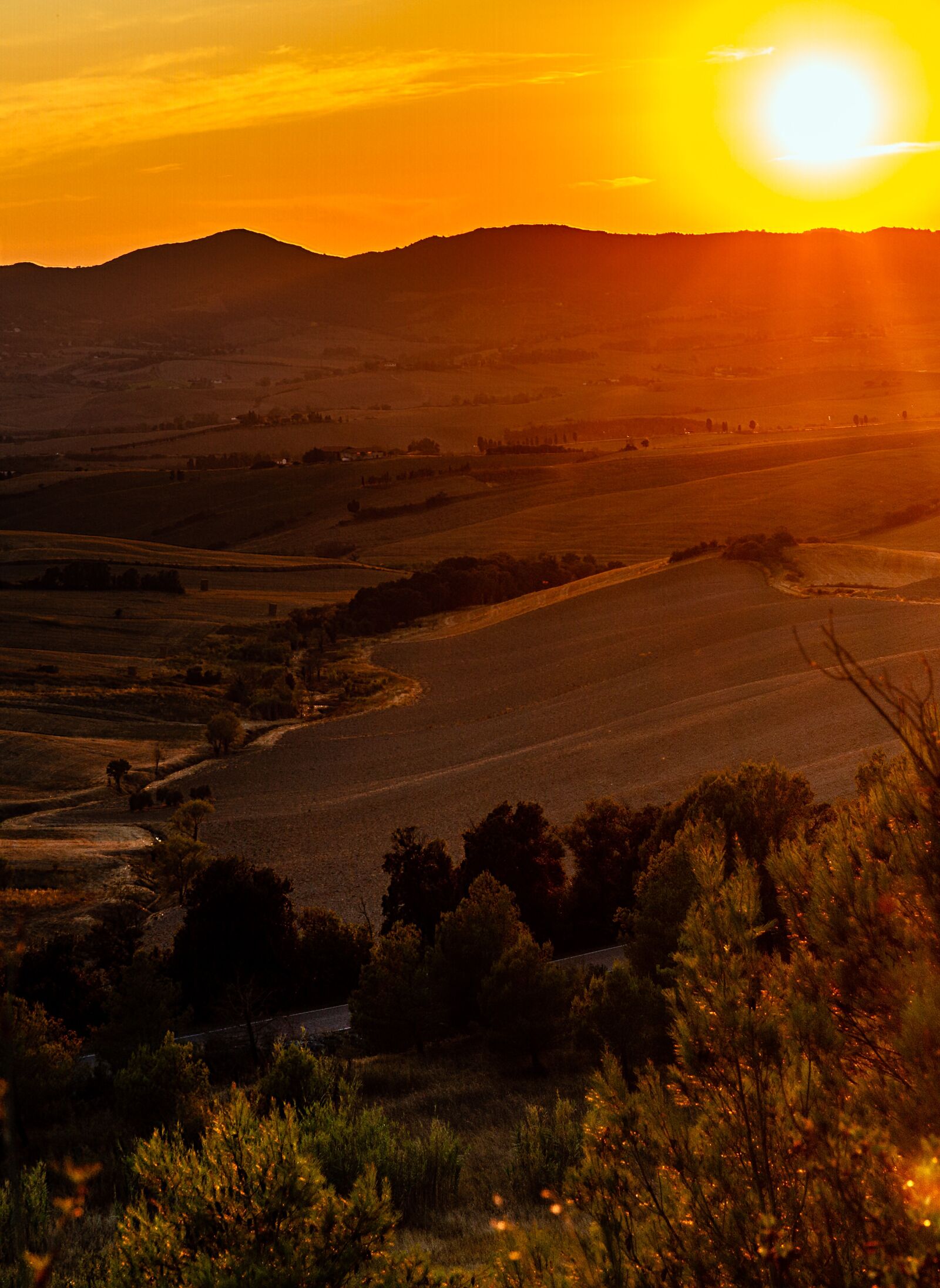 Canon EOS 7D sample photo. Sunset, tuscany, landscape photography