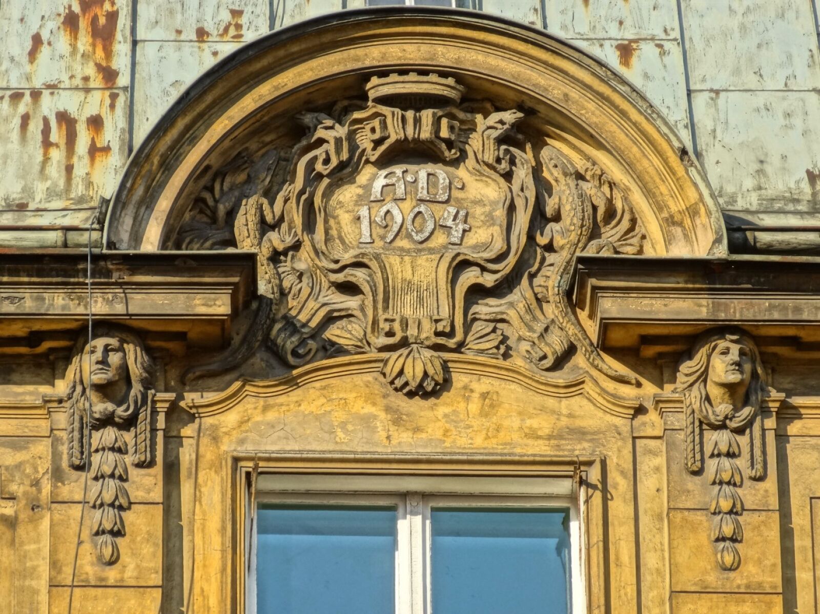 Sony Cyber-shot DSC-HX20V sample photo. Bydgoszcz, art noveau, relief photography