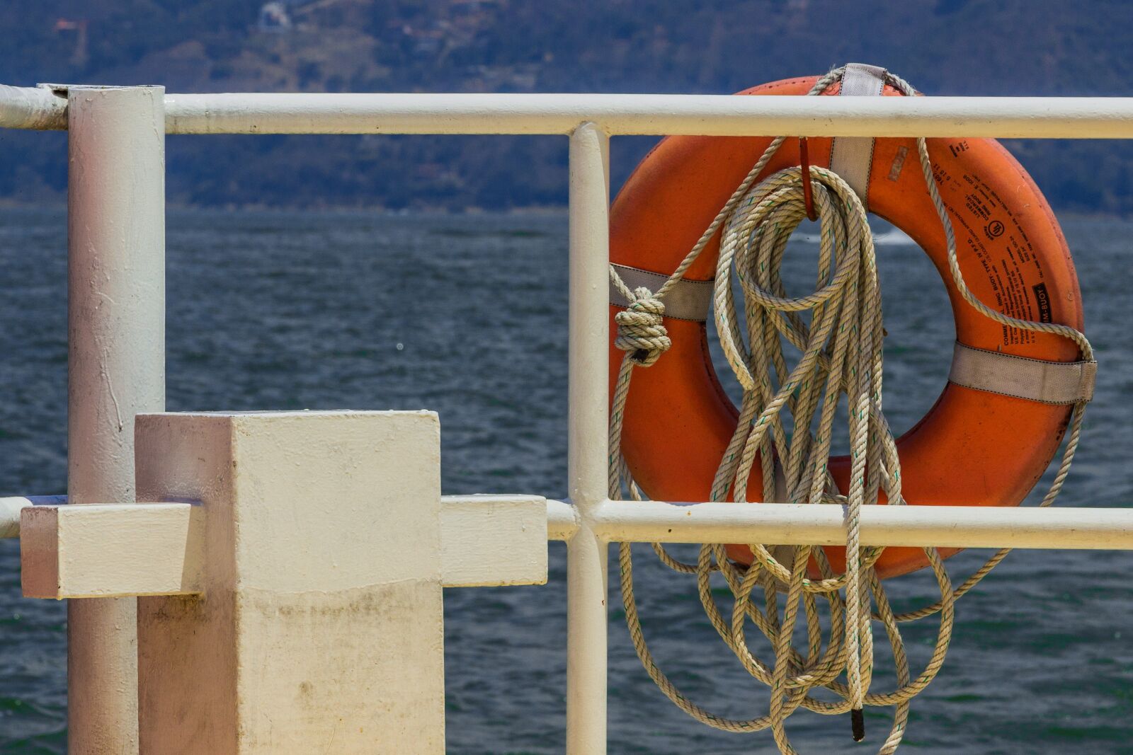 Canon EF 28-135mm F3.5-5.6 IS USM sample photo. River, lifesaver, boat photography