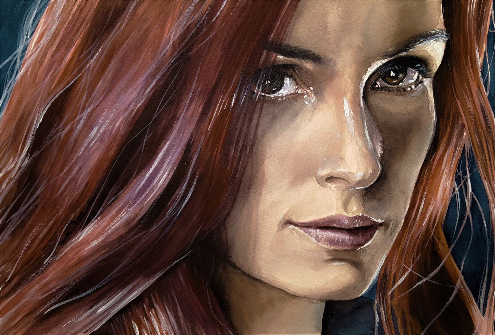 Samsung Galaxy S6 sample photo. Art, woman, painting photography