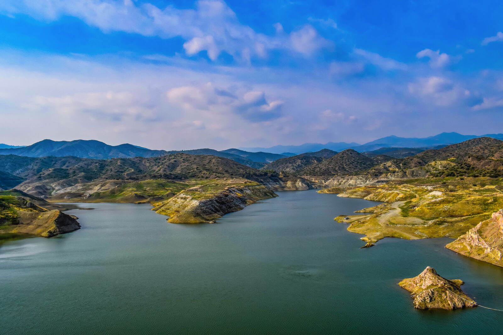 Nikon D3300 sample photo. Cyprus, kalavassos, lake photography