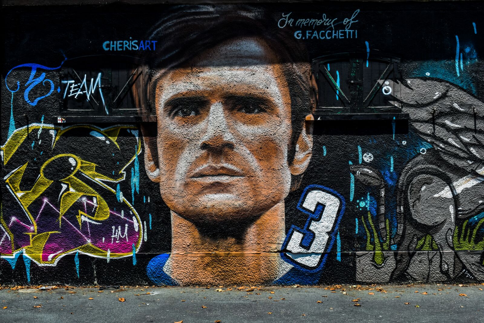Nikon D3300 sample photo. Giacinto facchetti, footballer, inter photography