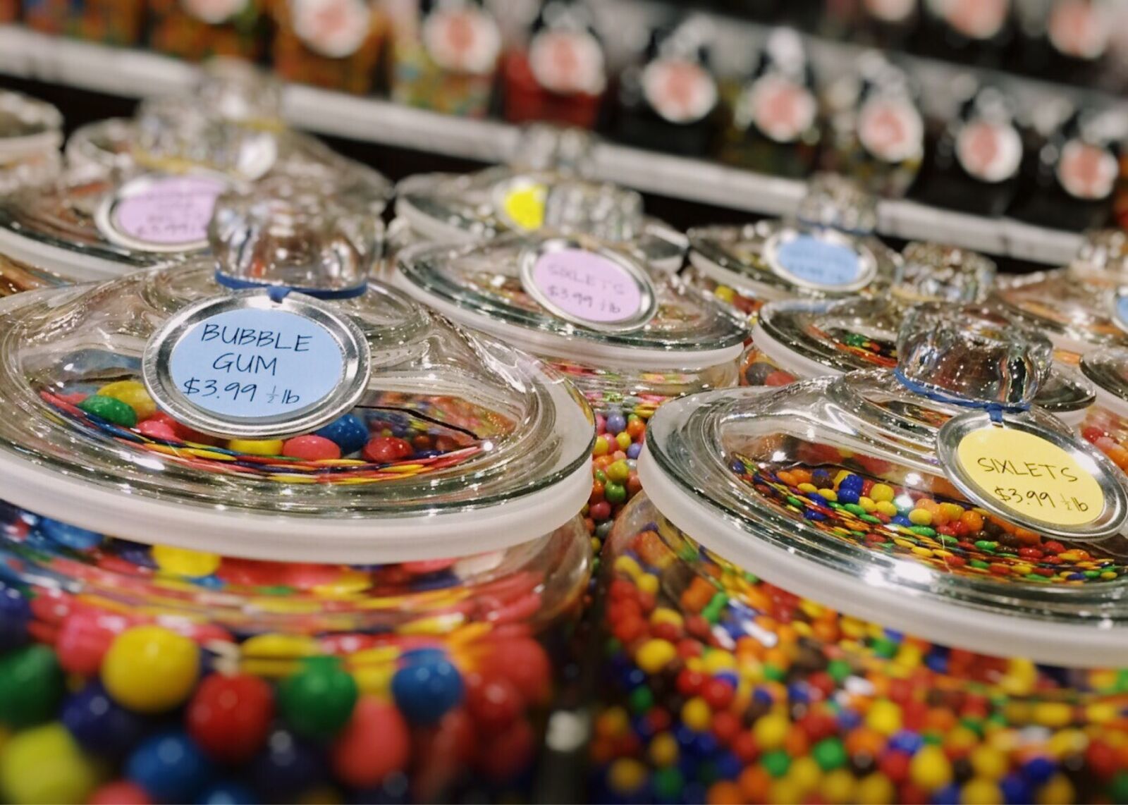 iPhone 5s back camera 4.15mm f/2.2 sample photo. Candy, candy shop, sweets photography