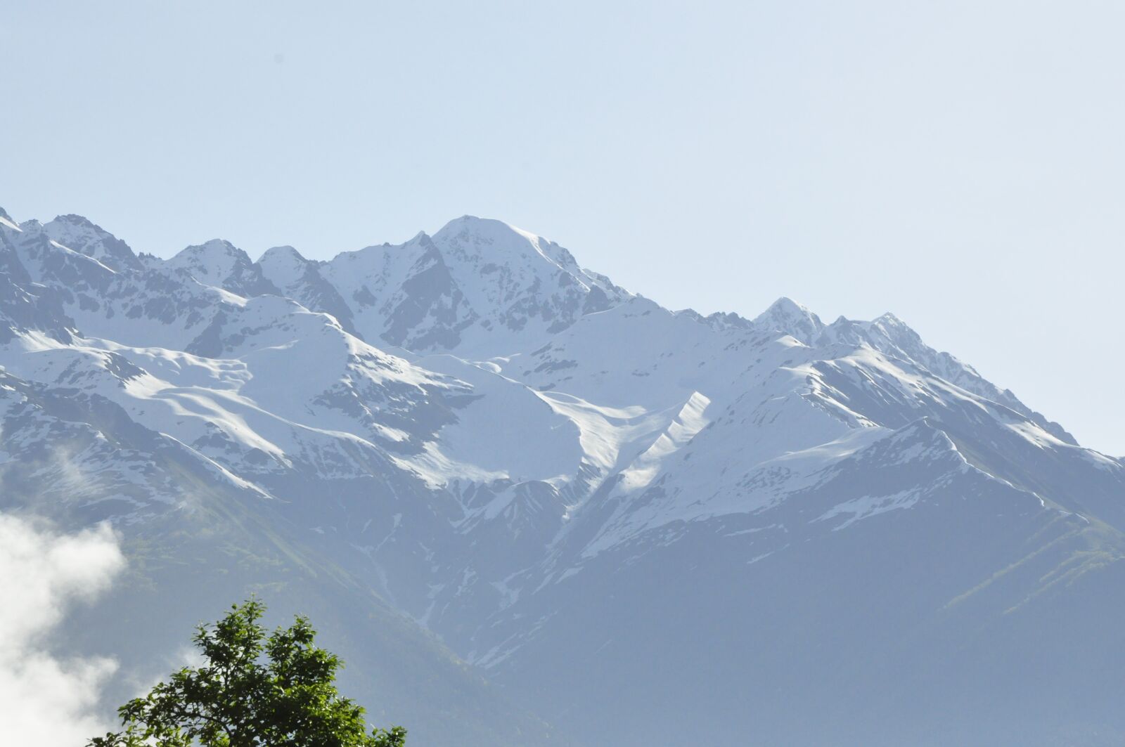 Nikon D90 sample photo. The glacier, georgia, mountains photography