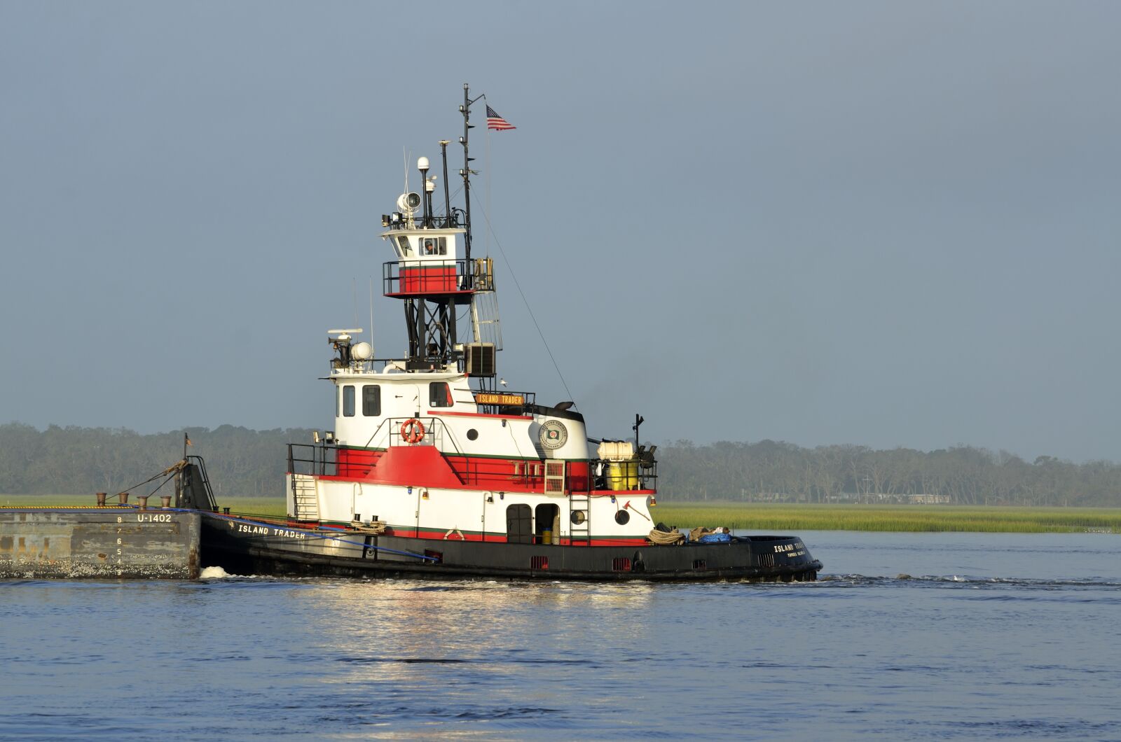 Nikon D7000 sample photo. Tug boat, barge, towing photography