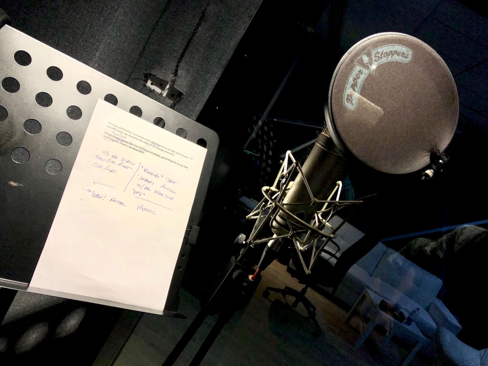 iPhone 8 back camera 3.99mm f/1.8 sample photo. Voice over, microphone, record photography