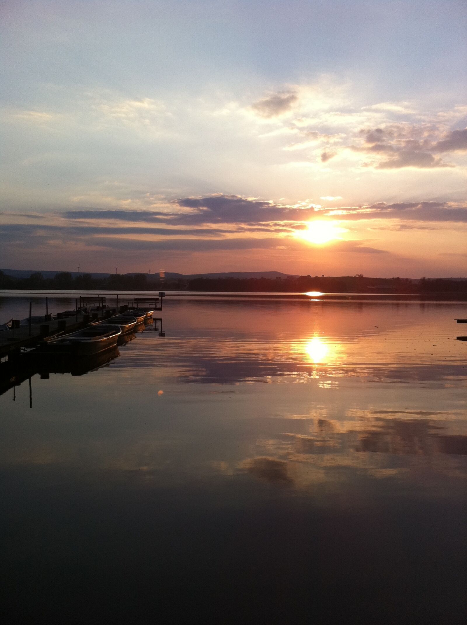 Apple iPhone 4 sample photo. Lake, sunset, abendstimmung photography