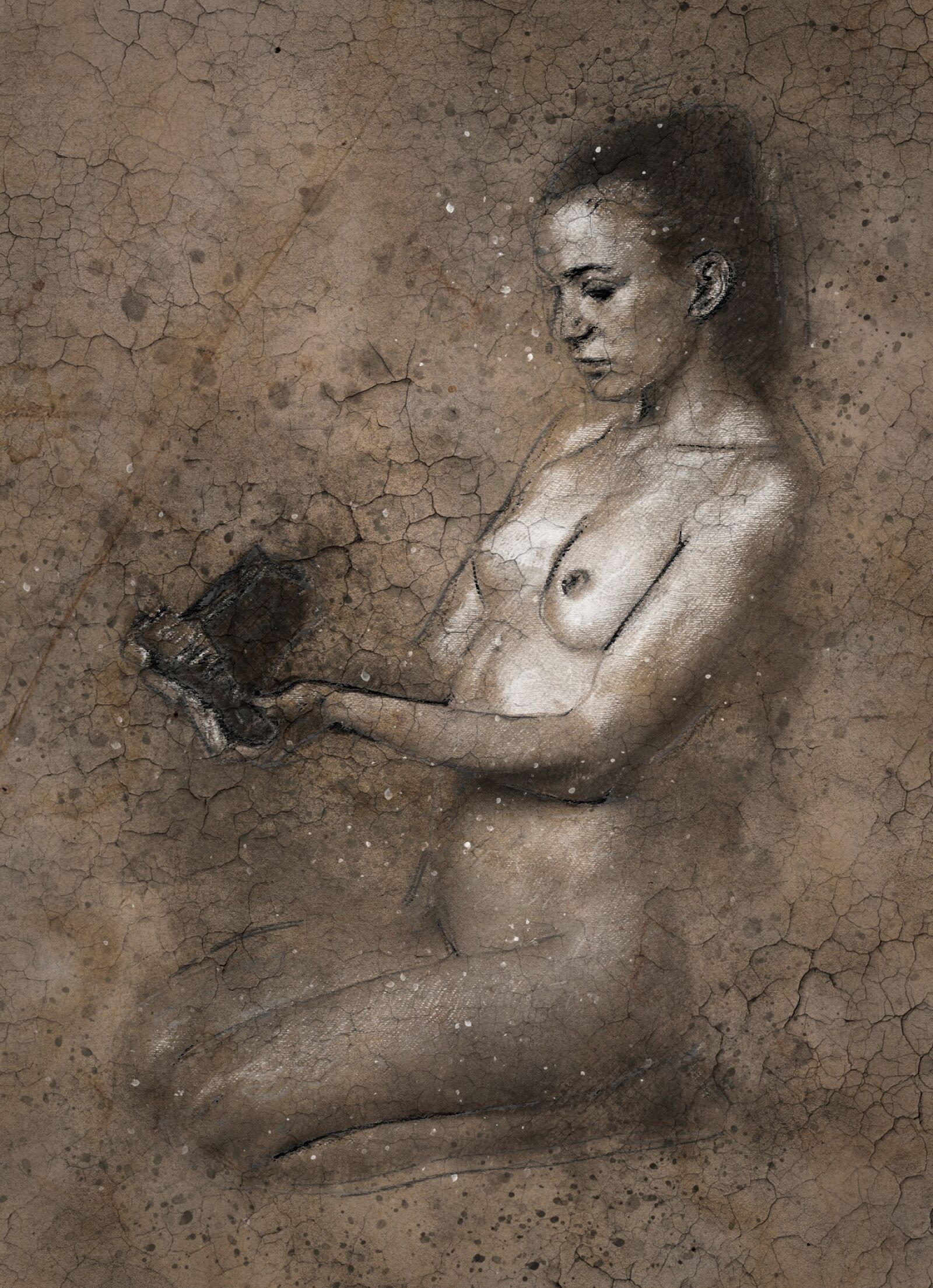 Nikon D80 sample photo. Woman, art, abstract photography