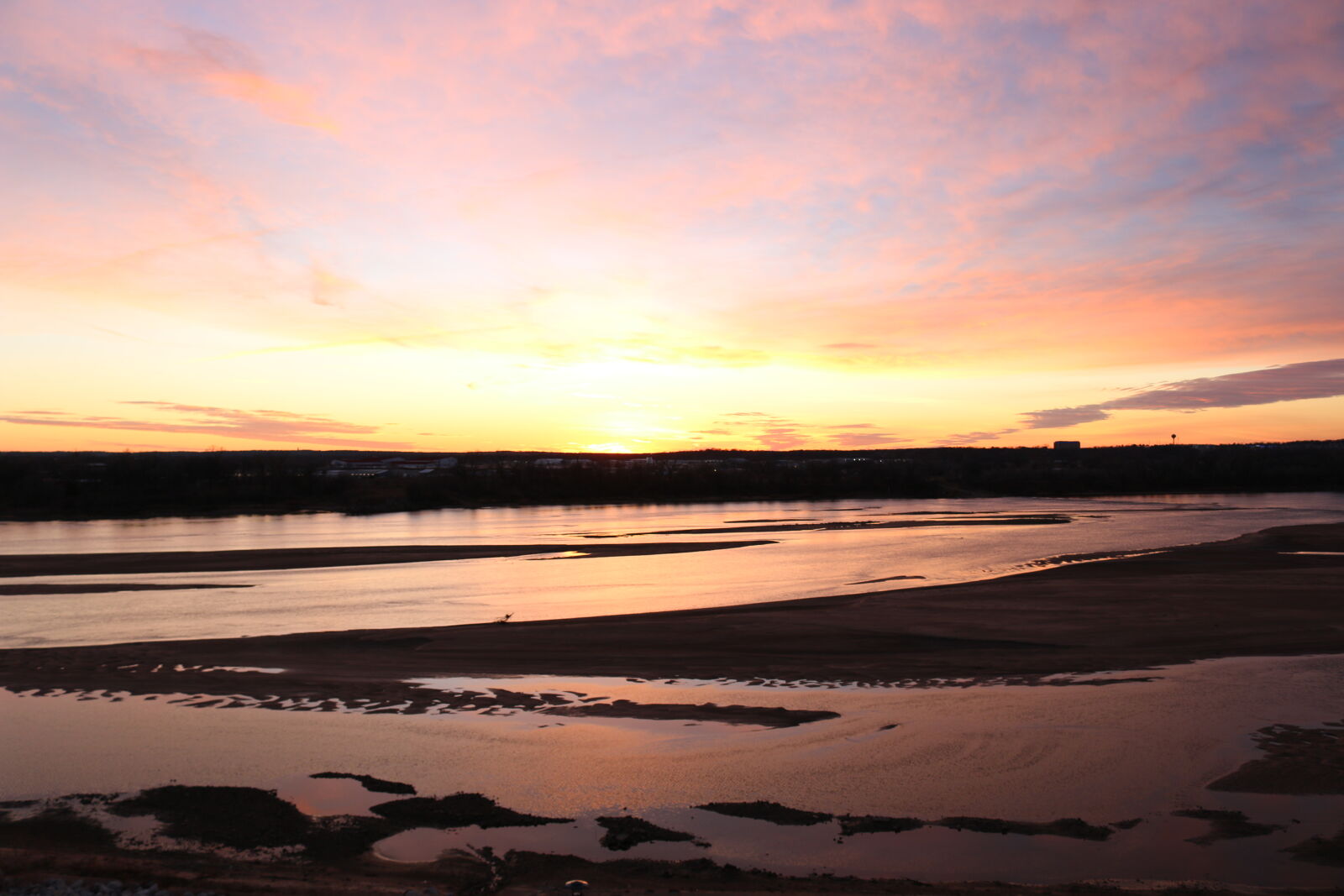 Canon EOS 70D sample photo. Clouds, dusk, lake, river photography