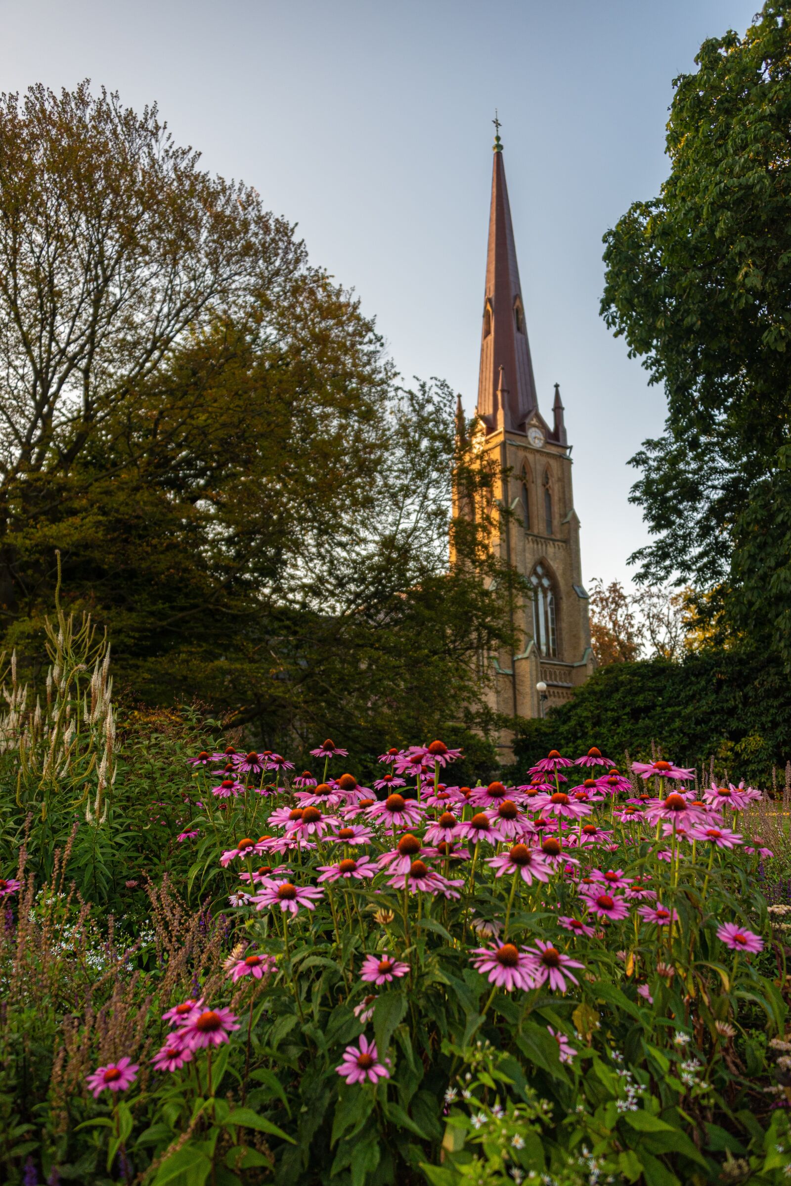 Nikon D750 sample photo. Hagakyrkan, church, flower photography